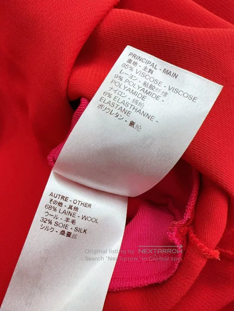 Louis Vuitton Louis Vuitton Red, rose and pink slim dress Size S / US 4 / IT 40 - 8 Thumbnail