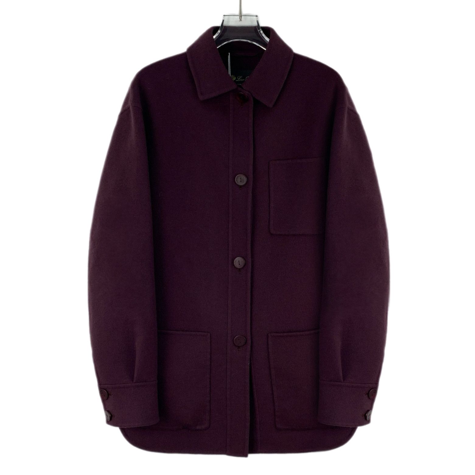 Loro Piana Loro Piana Cashmere Coat Burgundy (40) Size S / US 4 / IT 40 - 1 Thumbnail