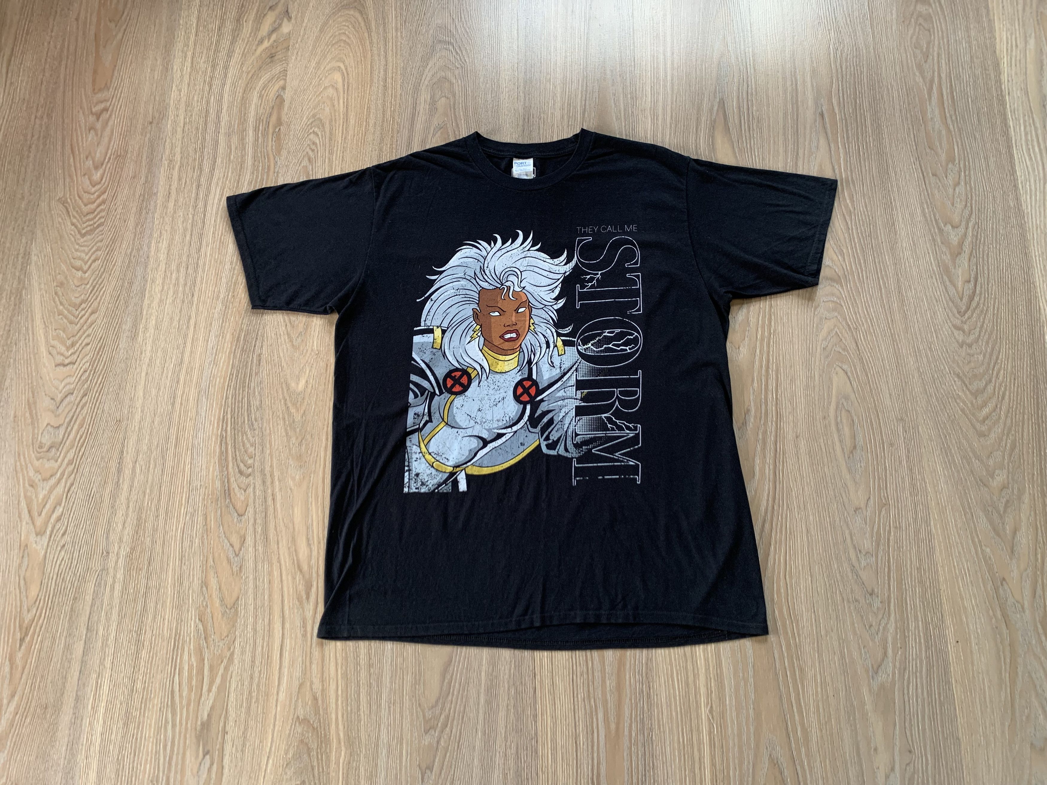 Anime × Marvel Comics Marvel They Call Me Storm Cotton Printed T-Shirt Size US XL / EU 56 / 4 - 1 Thumbnail