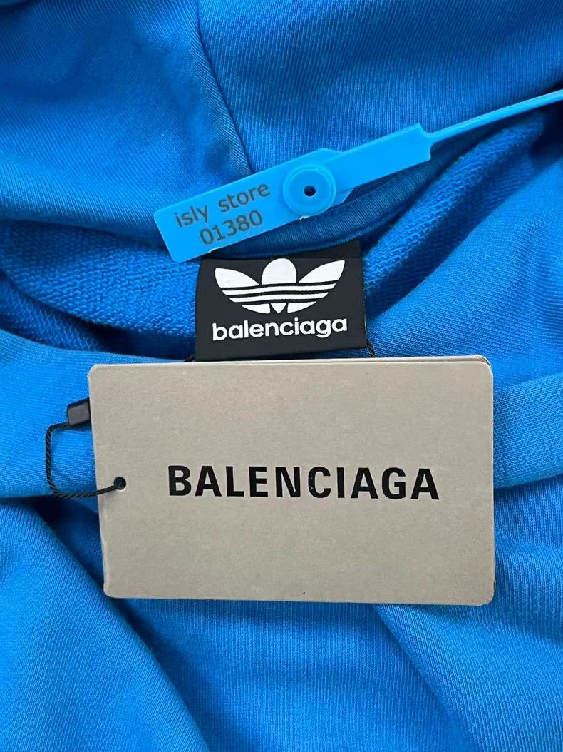 Balenciaga Balenciaga Adidas Collaboration Striped Print Hooded Long Size US M / EU 48-50 / 2 - 5 Thumbnail