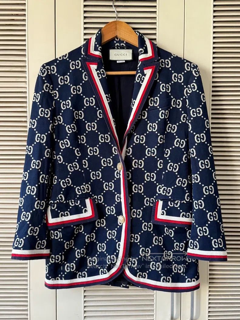 Gucci Full print double G suit jacket
