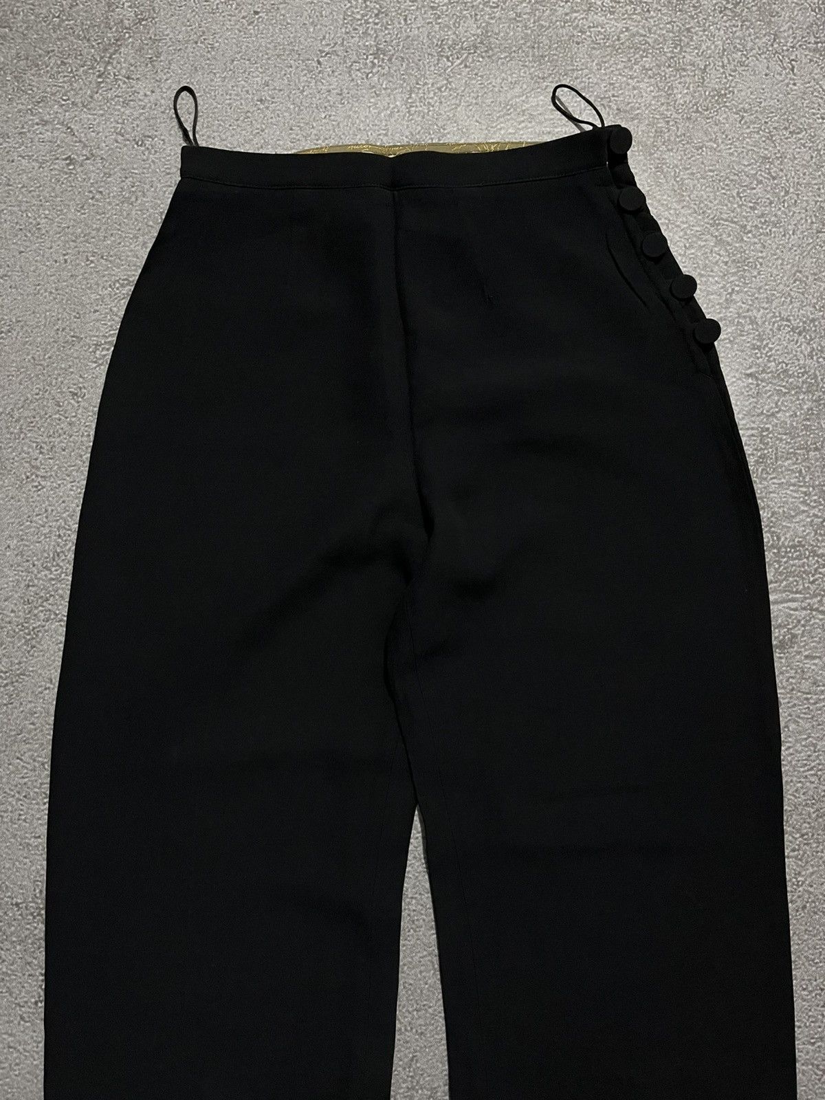 Jean Paul Gaultier Vintage Jean Paul Gaultier Classicque Black Pants Size 26" / US 2 / IT 38 - 2 Thumbnail