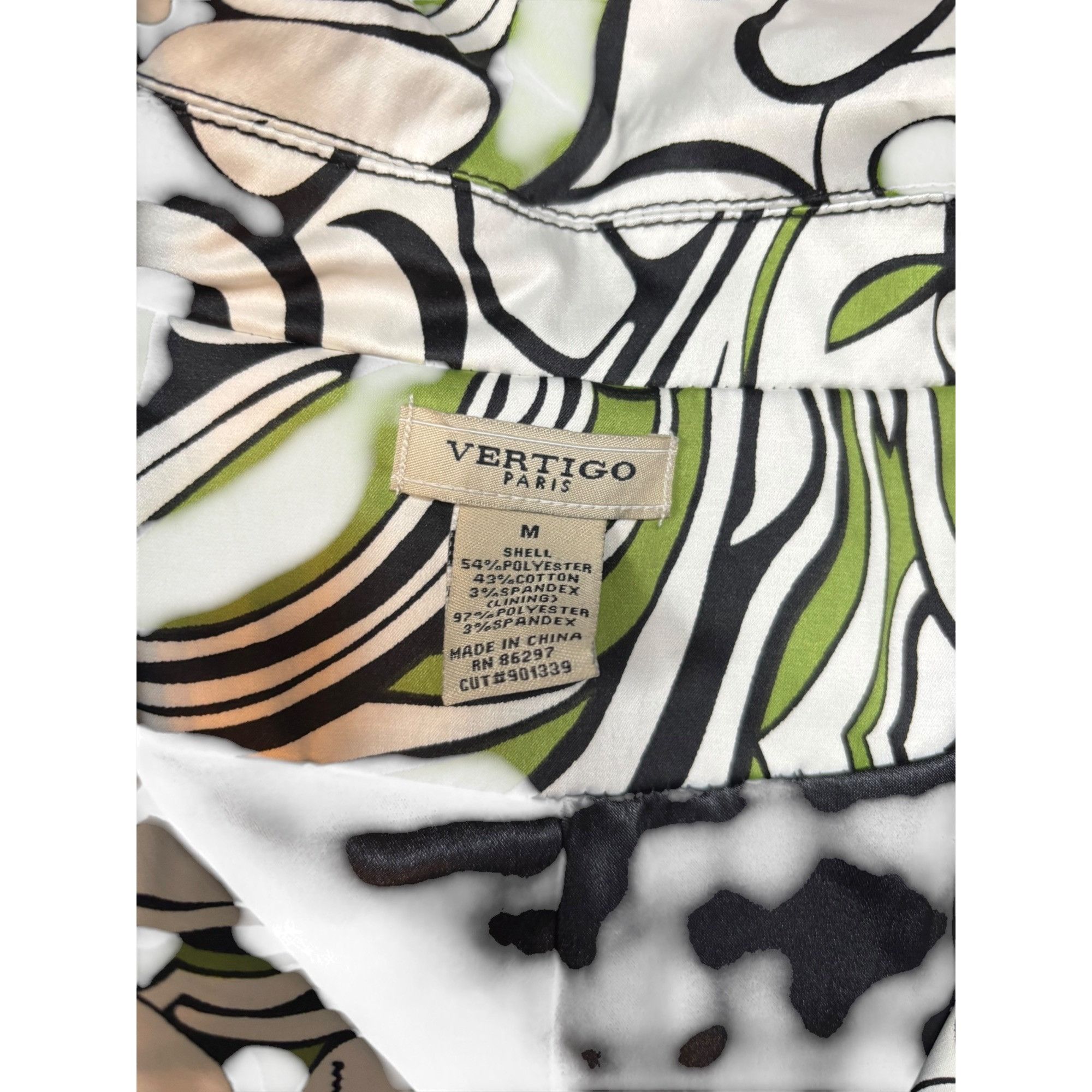 Other vertigo Womens Abstract Print Cropped Jacket With Large Butt Size S / US 4 / IT 40 - 8 Thumbnail