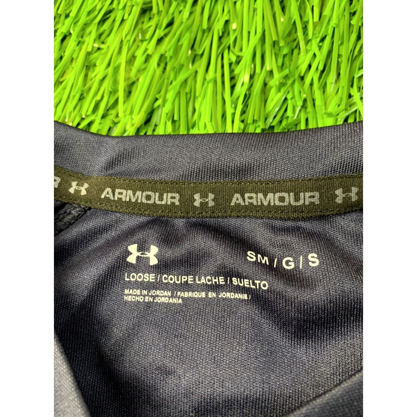 Under Armour Under Armour T-Shirt Men XS Small 2020 Jersey Navy Blue Short Sleeve Classic Fit 100% Polyester Compression Shirt Jersey Size US S / EU 44-46 / 1 - 4 Thumbnail