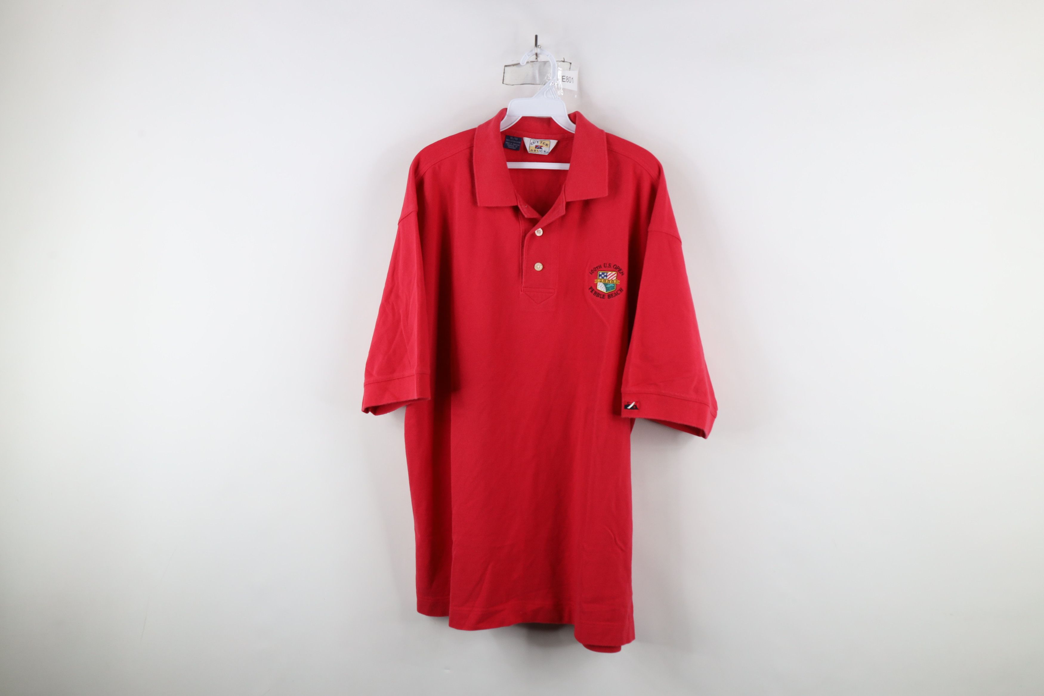Vintage Vintage Y2K 100th US Open Pebble Beach Golf Polo Shirt Red Size US XL / EU 56 / 4 - 1 Thumbnail