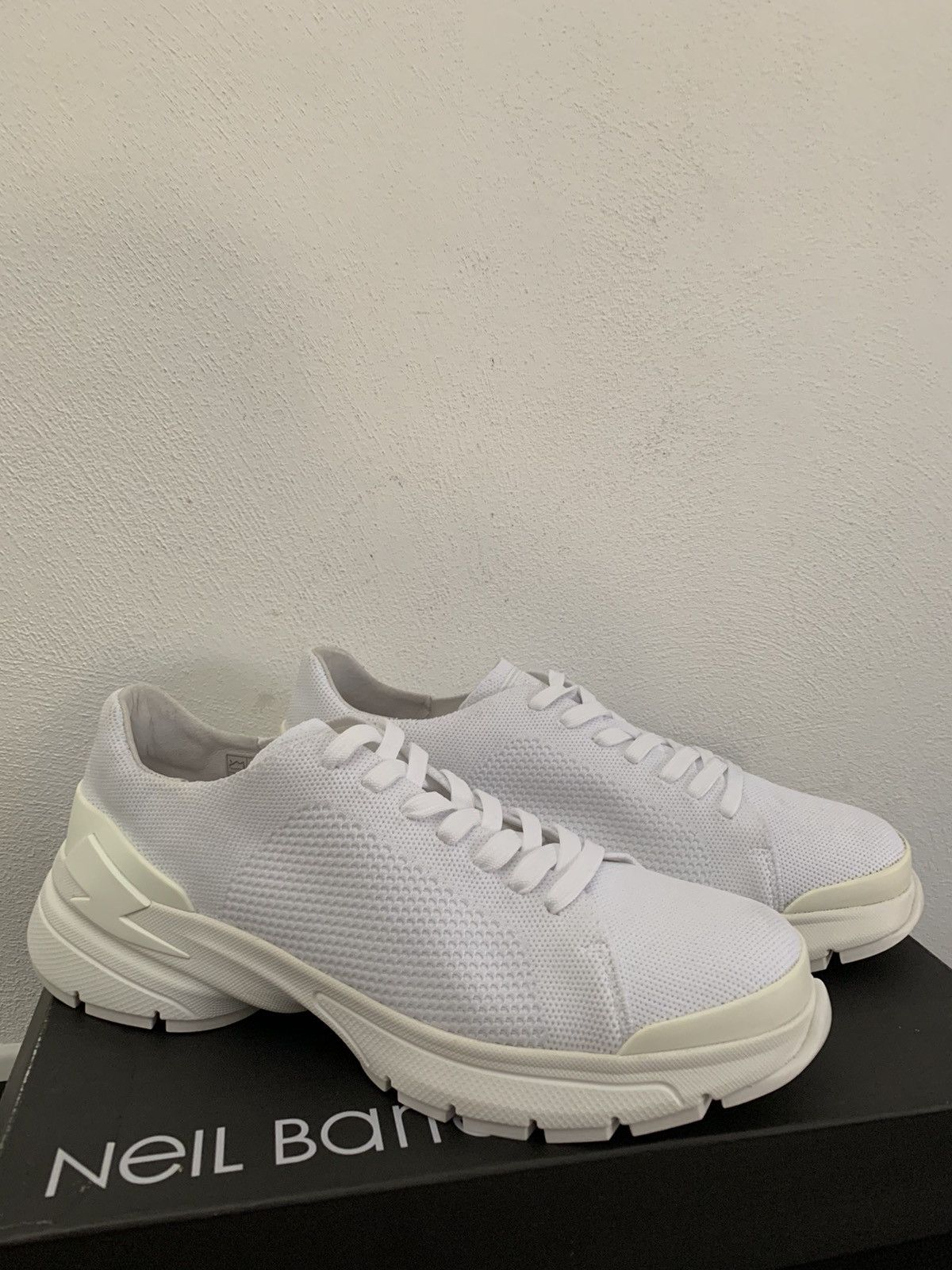 Neil Barrett Neil Barrett Bolt Lace Up Sneakers Size US 8 / EU 41 - 11 Thumbnail