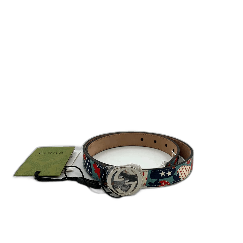 Gucci Gucci Colorful Strawberry Print Waist Belt-2506 Size ONE SIZE - 1 Thumbnail