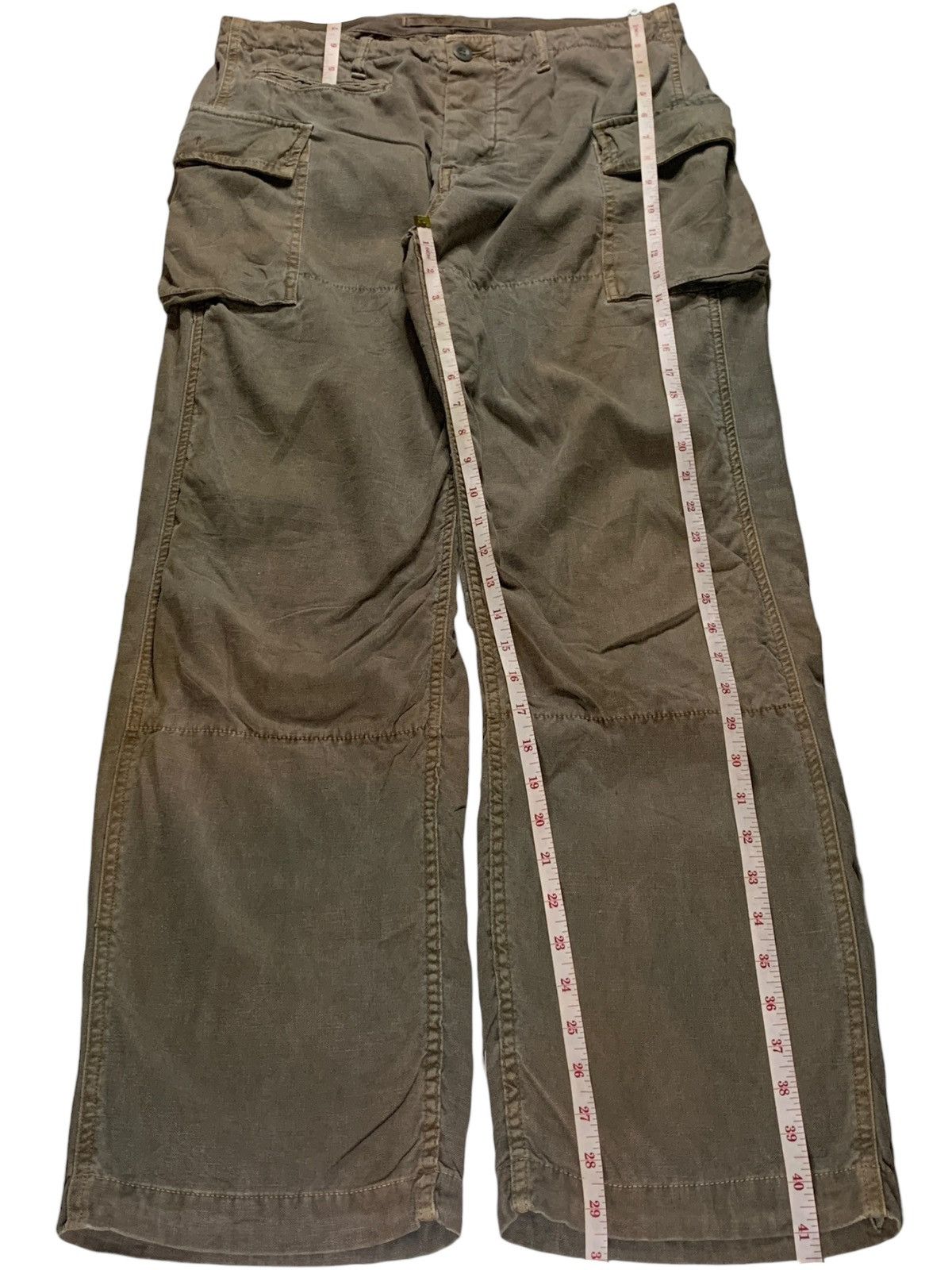 OMNIGOD Vintage Omnigod Hemp Cargo Parachute Baggy Pants Size US 32 / EU 48 - 12 Thumbnail