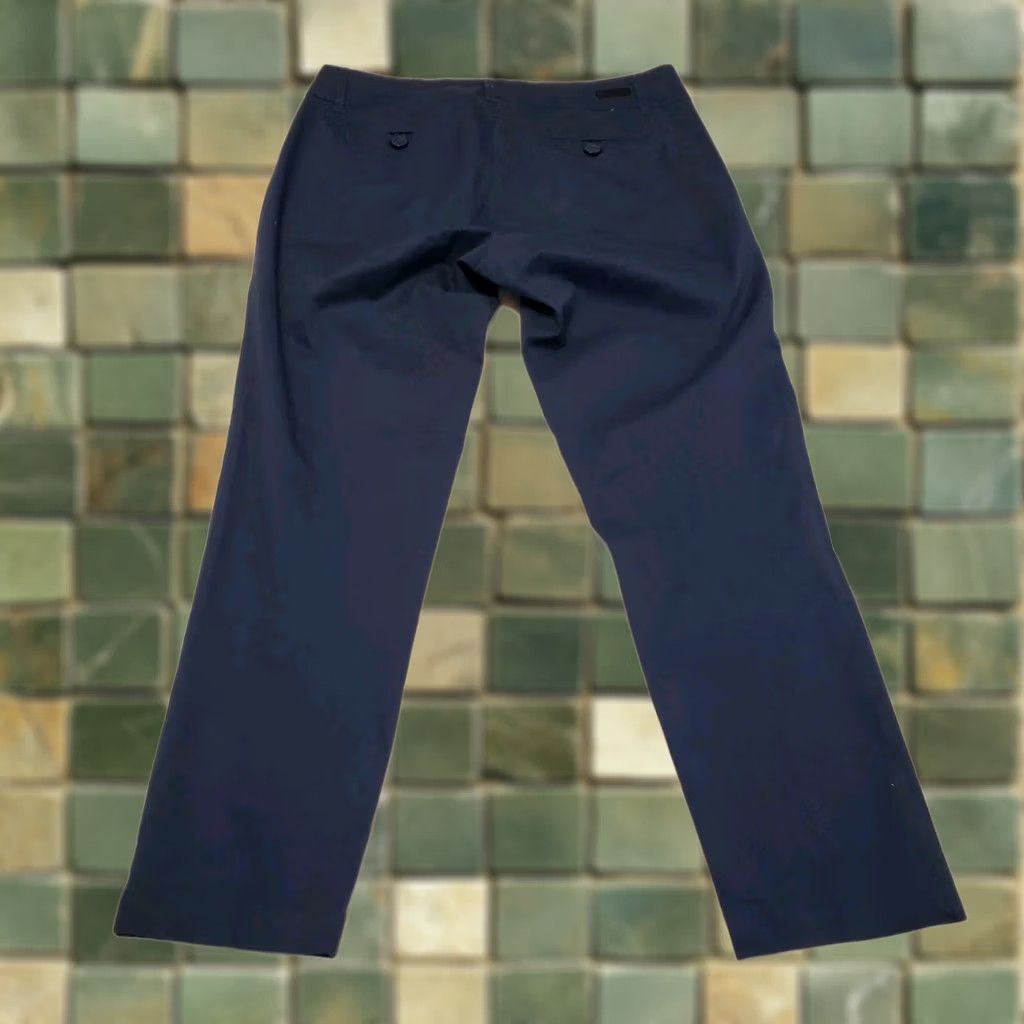 Vintage KUT From the Kloth Pants Sz 4 Women Dark Blue Crop Trousers Career Business Ankle Size 27" / US 4 / IT 40 - 1 Thumbnail