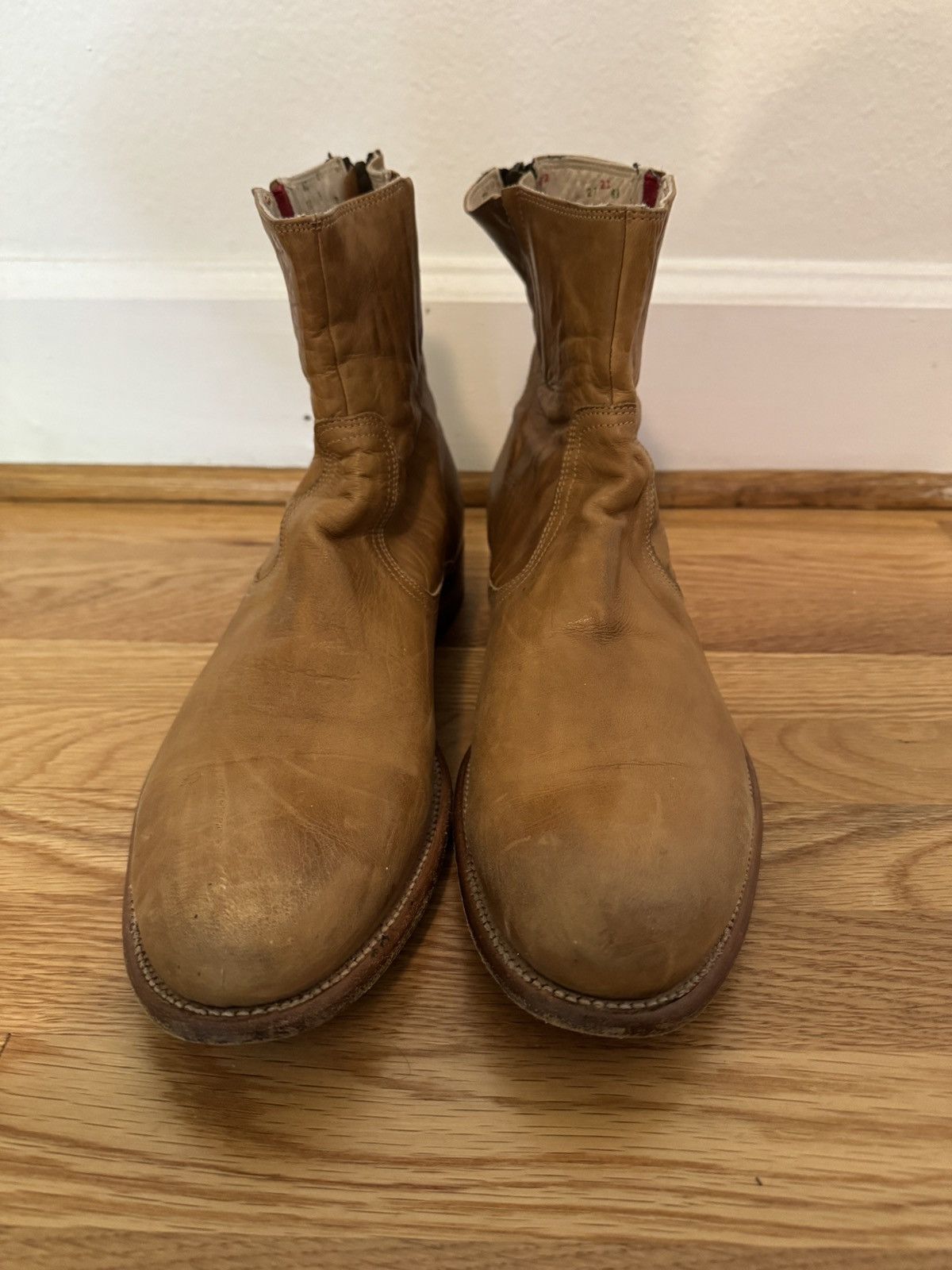 Paul Smith Paul Smith Back Zip Boots UK 9 US 10 ALL Leather Size US 10 / EU 43 - 1 Thumbnail