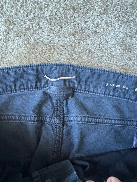 Yves Saint Laurent Saint Laurent D18 Black Corduroy PANTS Size US 30 / EU 46 - 4 Thumbnail