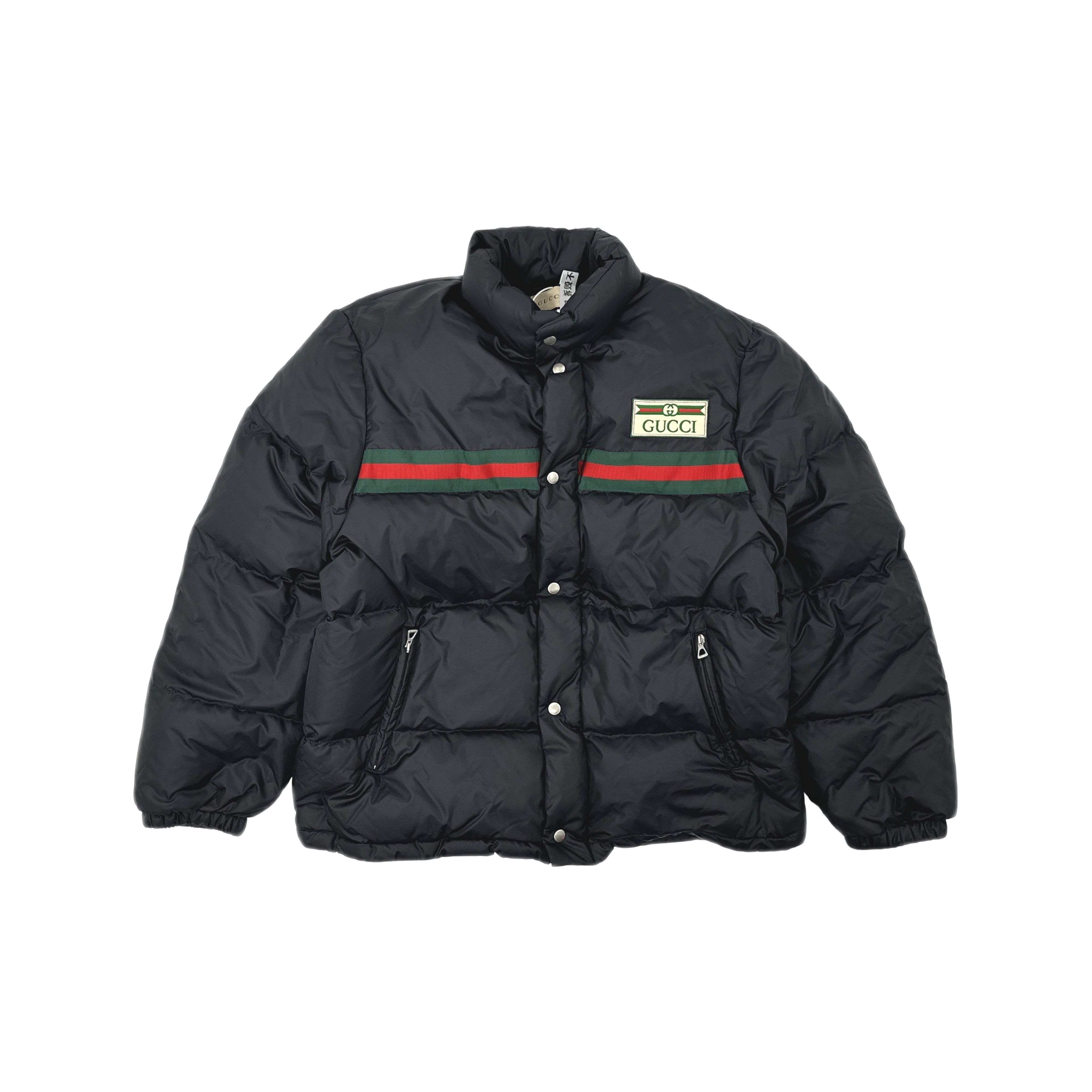 Gucci Gucci Web Stripe Down Puffer Jacket 48 Size US M / EU 48-50 / 2 - 1 Thumbnail