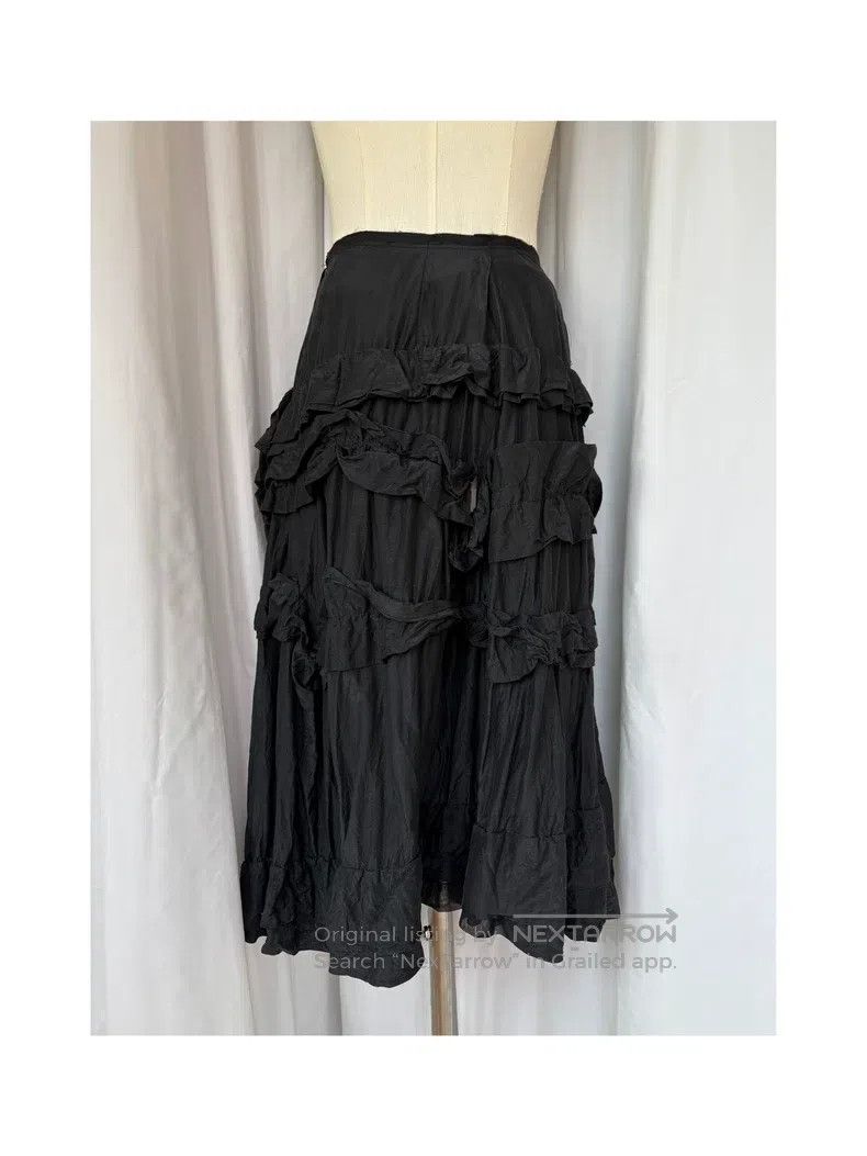 Comme des Garcons Comme Des Garcons size M Ghost Bride Black Half Skirt Size 23" - 2 Thumbnail