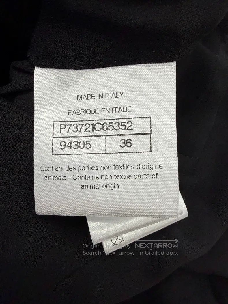 Chanel Chanel Glazed button black skirt leather jacket Size XS / US 0-2 / IT 36-38 - 6 Thumbnail