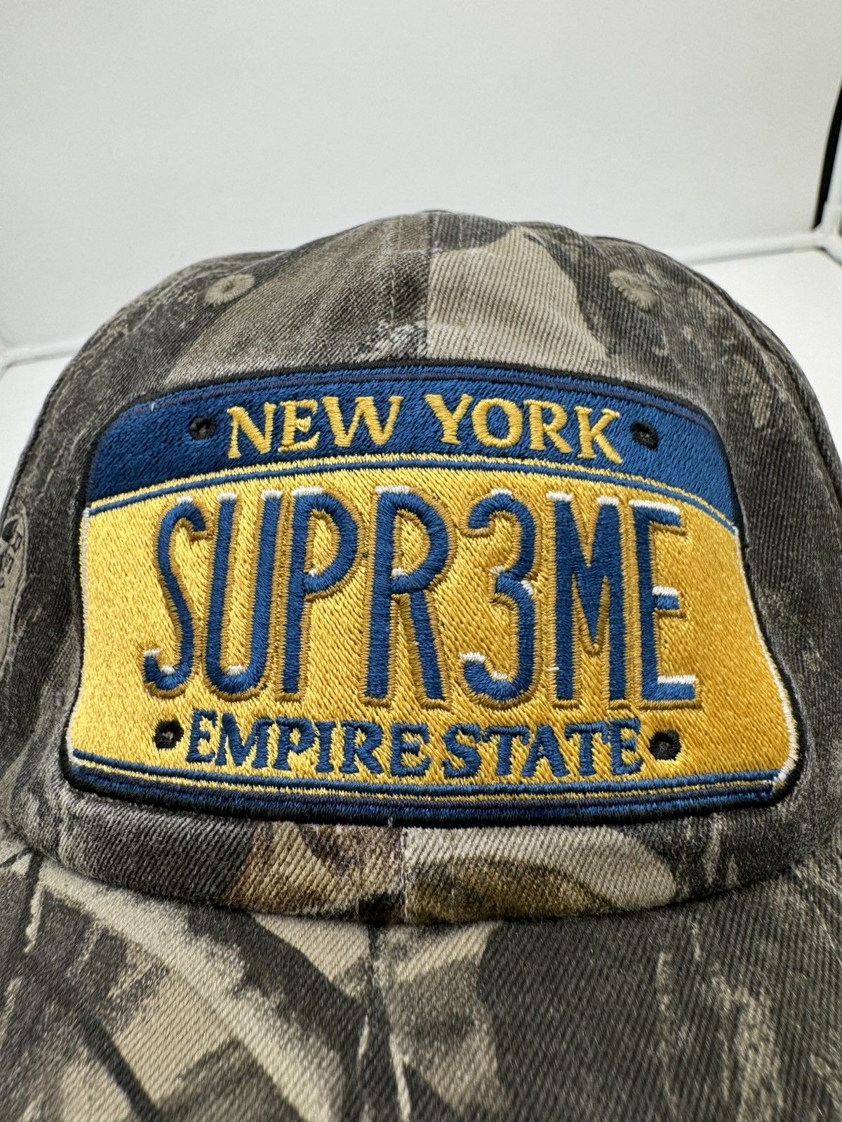 Supreme License Plate 6 Panel Hat | Grailed