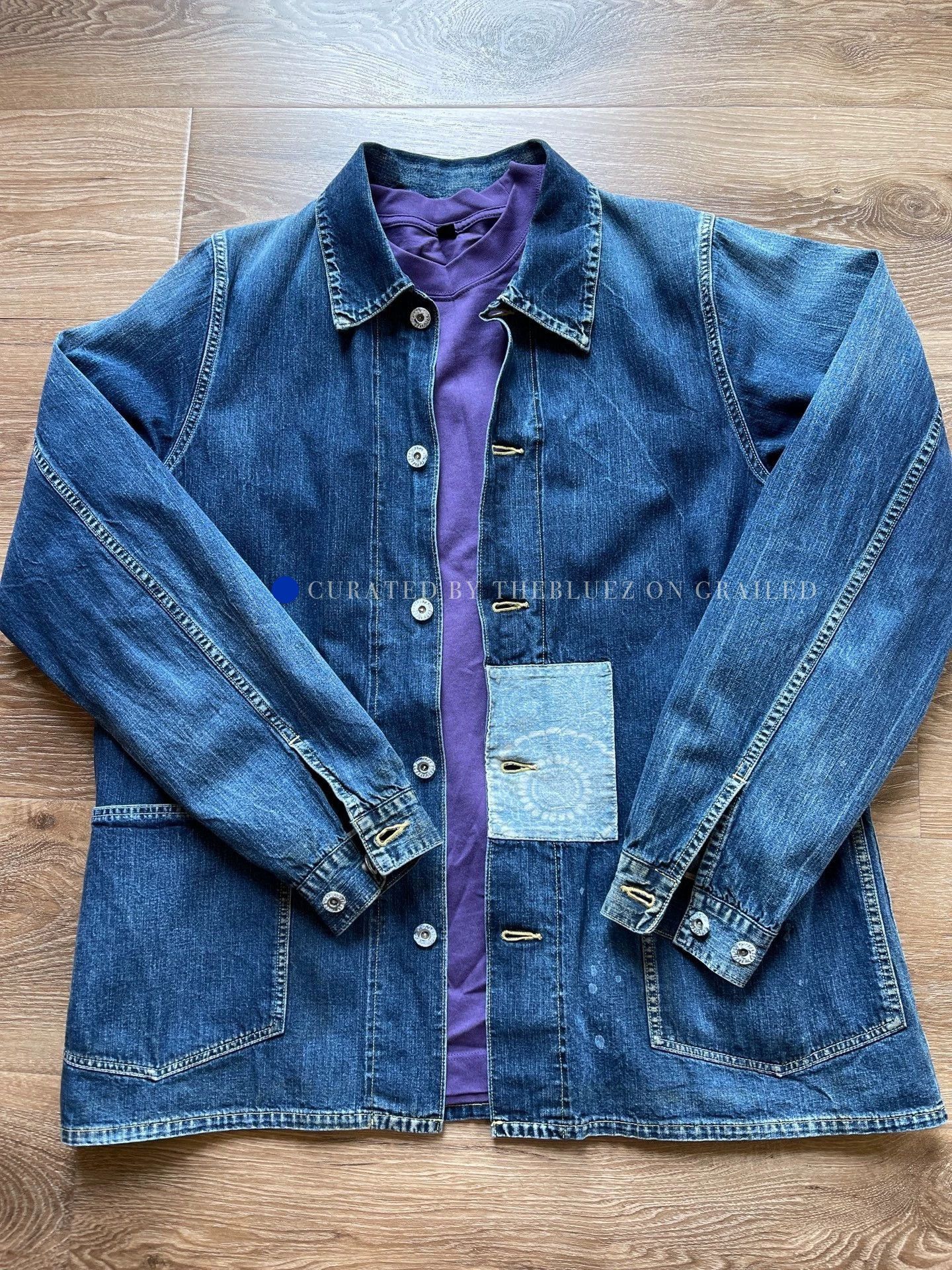 Visvim Vintage Patch Denim Coverall in Blue Size US S / EU 44-46 / 1 - 1 Thumbnail