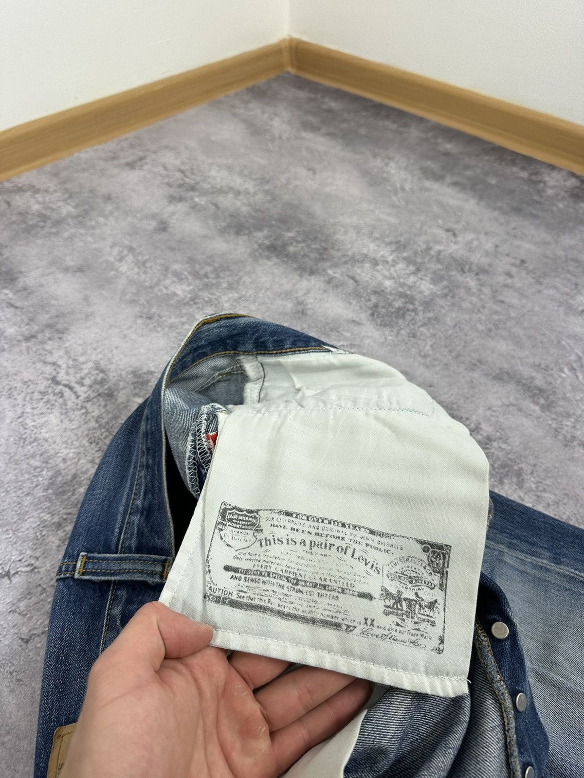 Levi's Vintage Levi's 501 Faded American Denim Baggy Hype Jeans Size US 32 / EU 48 - 17 Thumbnail