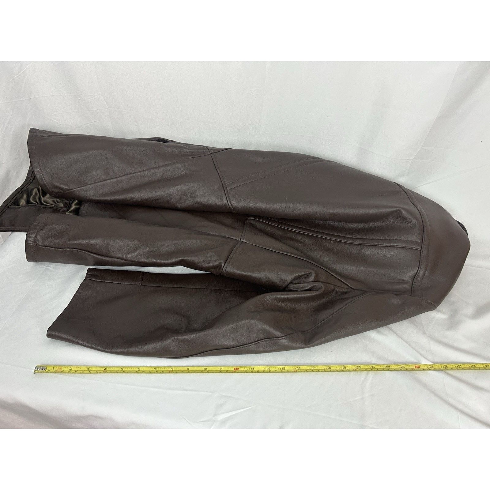 Reed VTG 90s Reed Leather Jacket Brown Overcoat XXL NWT Size US XXL / EU 58 / 5 - 13 Thumbnail