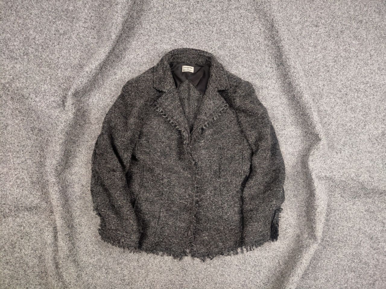 Alberta Ferretti Philosophy di Alberta Ferretti design Gray Wool Blazer Size M / US 6-8 / IT 42-44 - 1 Thumbnail