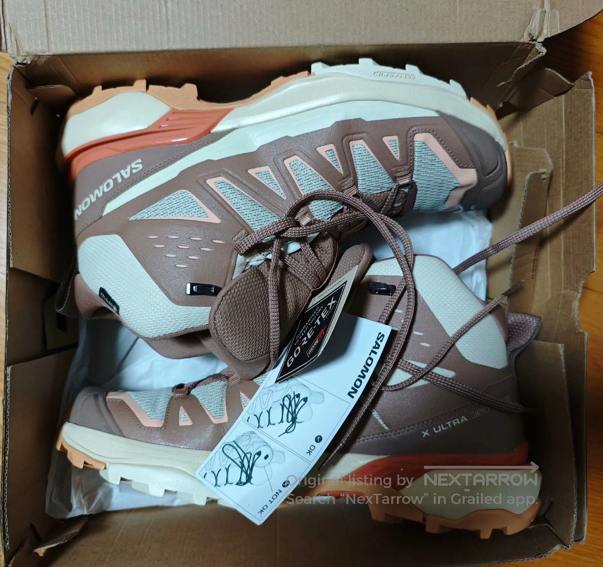 Salomon Salomon X Ultra 360 Edge Mid GTX Shoes. Size US 10 / IT 40 - 1 Thumbnail