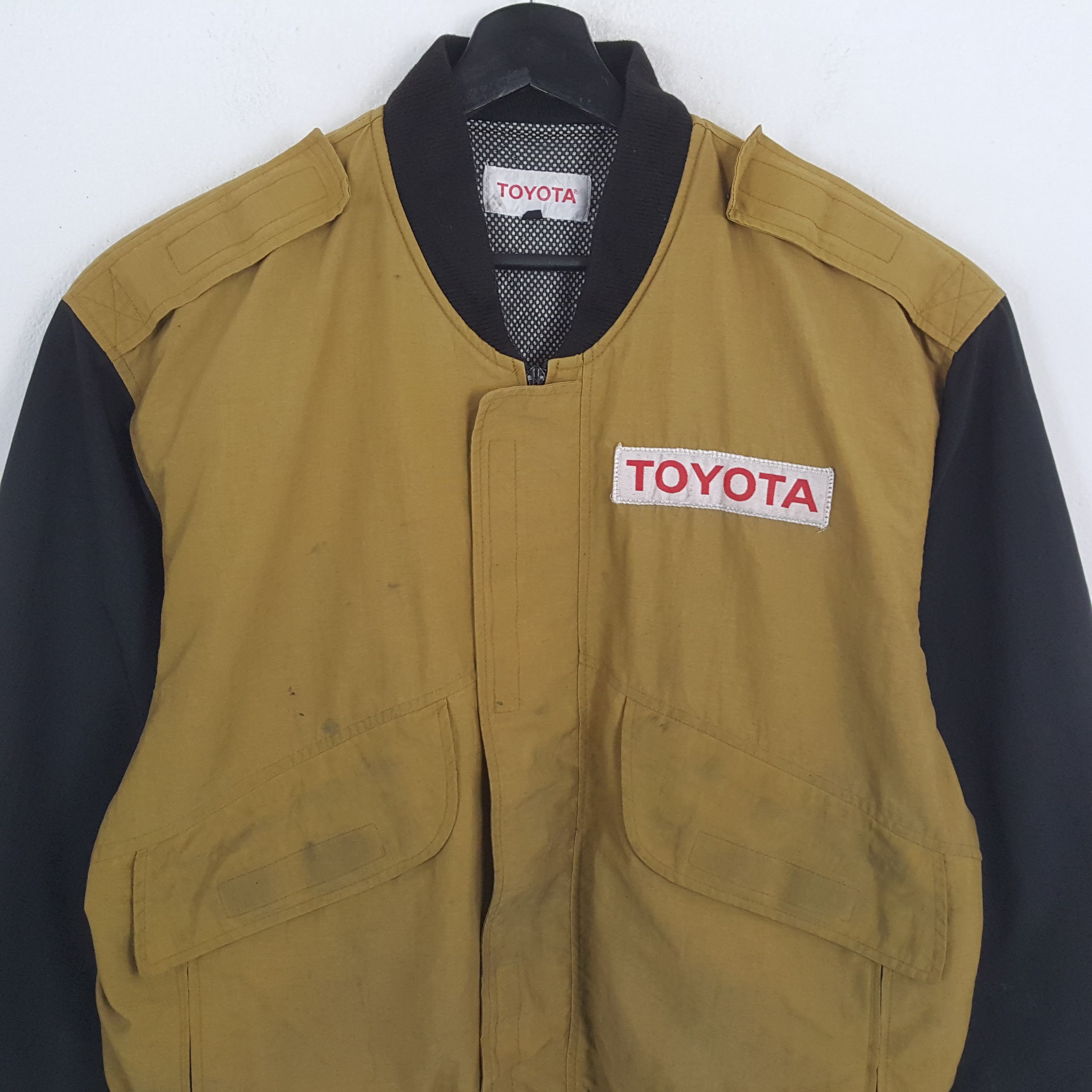 Vintage TOYOTA Japanese Motorsports Racing Workwear Jacket Size US L / EU 52-54 / 3 - 4 Thumbnail