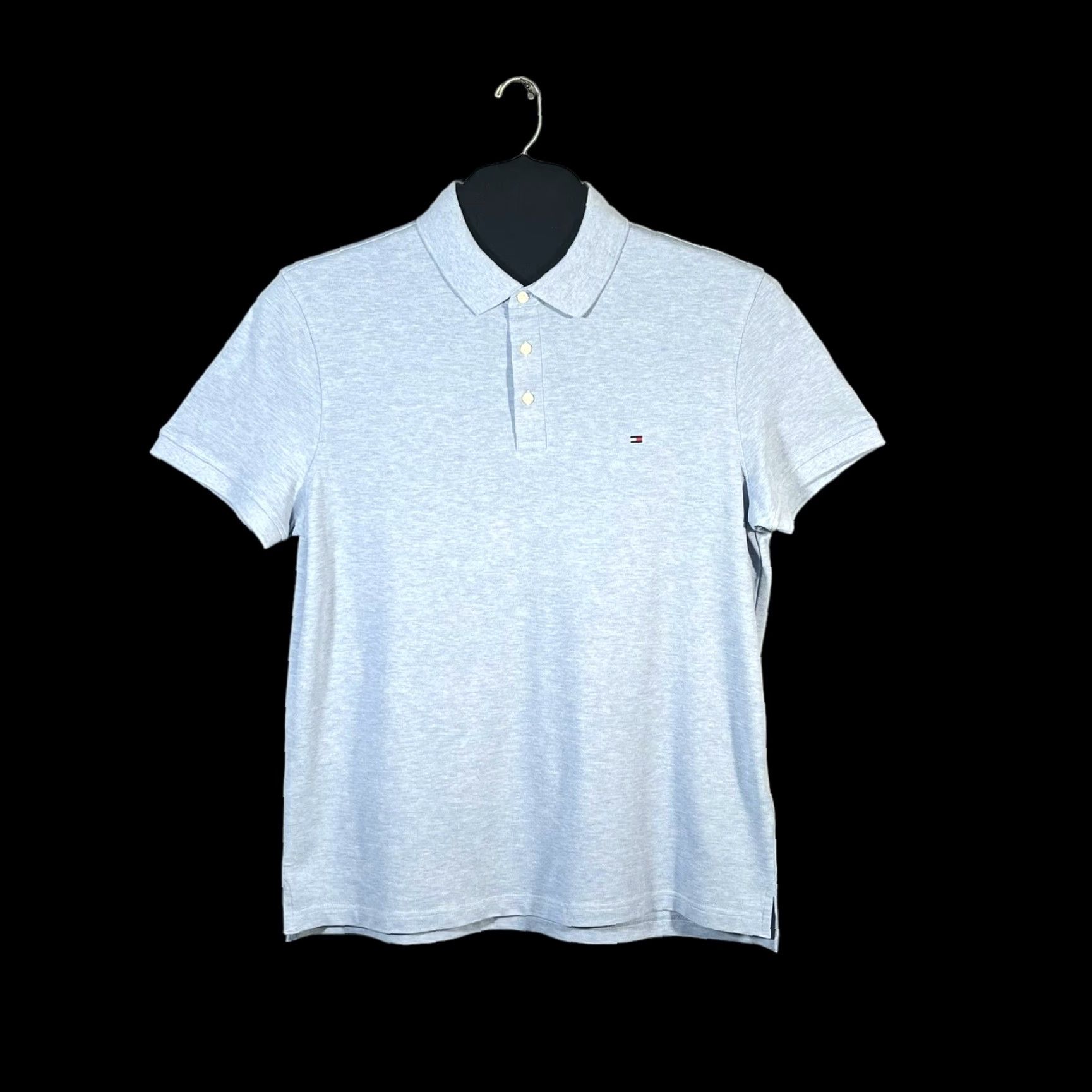 Tommy Hilfiger Tommy Hilfiger Polo Shirt Men 2XL Slim Fit Light Blue Stretch Fabric Casual Shirts Clothing Size US XXL / EU 58 / 5 - 2 Thumbnail