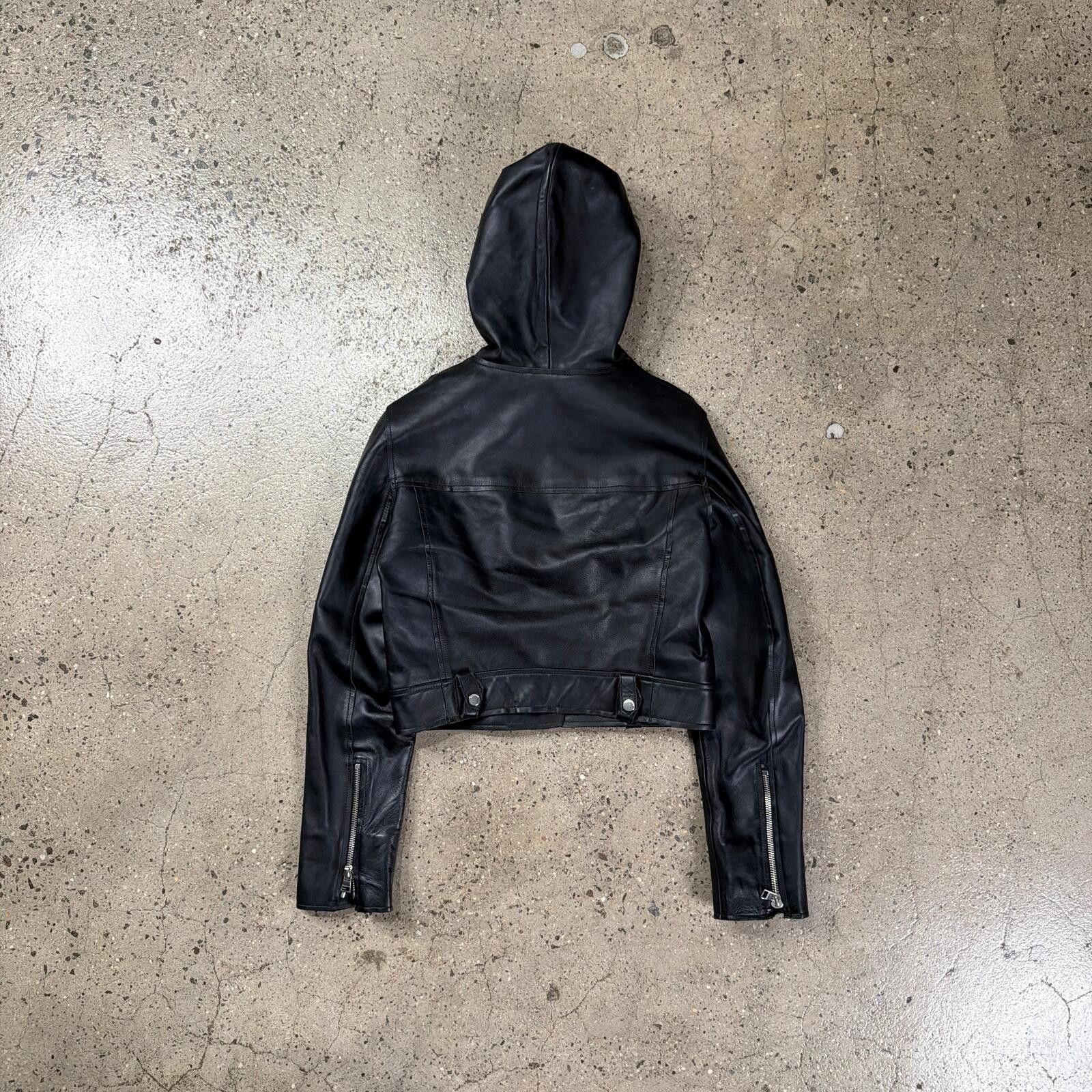 JW Anderson JW Anderson Drawstring Leather Biker Jacket Size US S / EU 44-46 / 1 - 2 Thumbnail