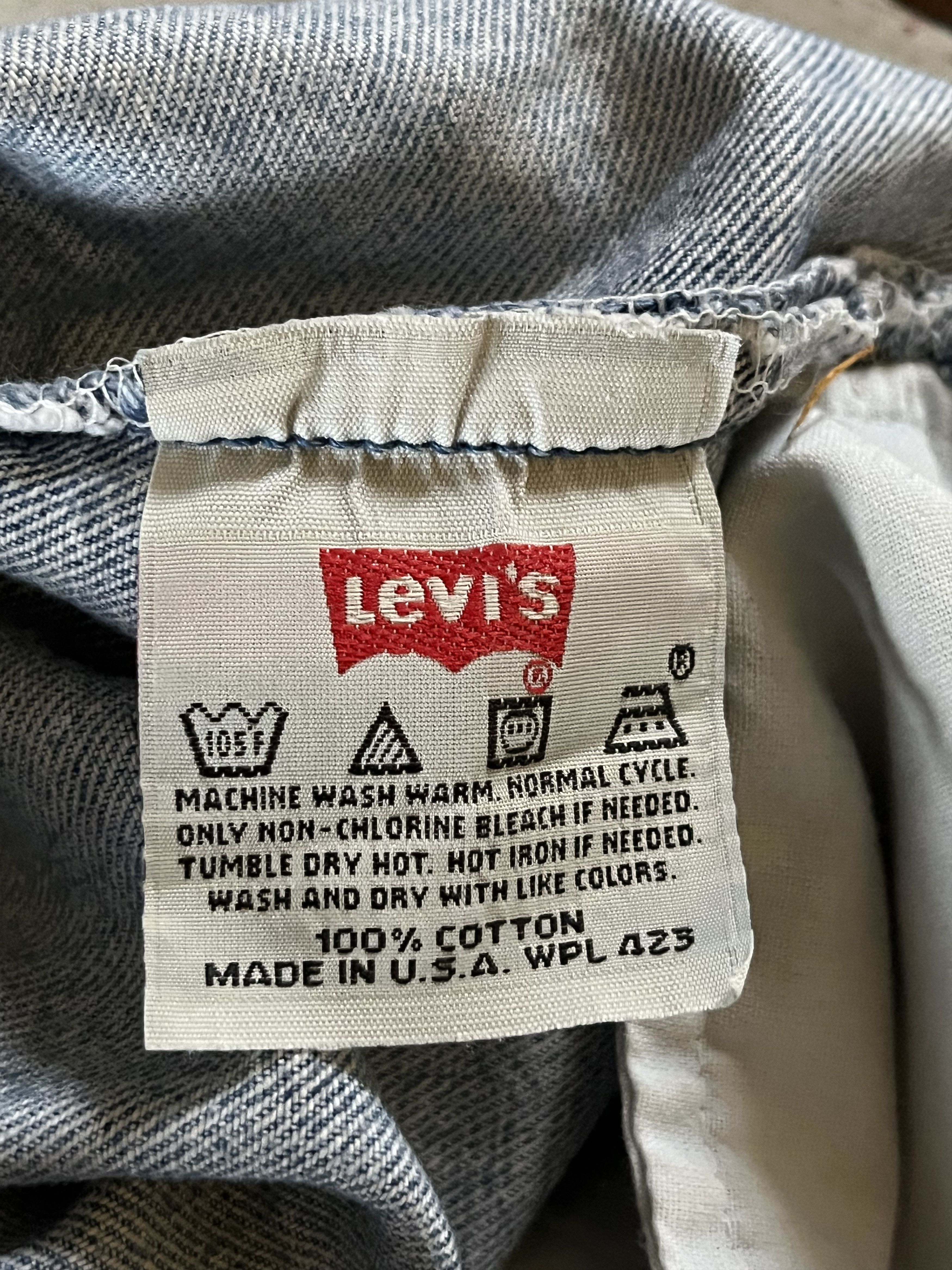 Levi's × Levi's Vintage Clothing Vintage 1998 Levi's 501 Made in USA 90s Denim Jeans Size US 34 / EU 50 - 9 Thumbnail