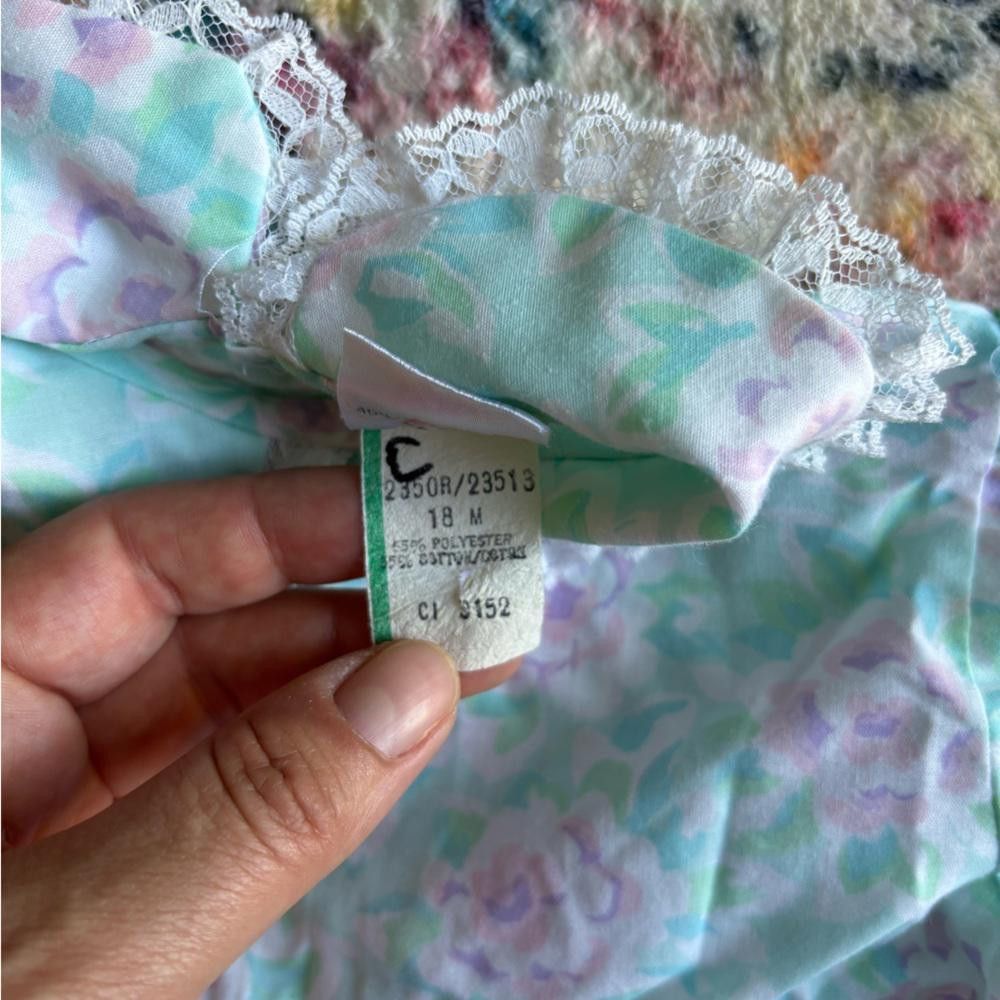 Designer Vintage baby floral dress Size ONE SIZE - 4 Thumbnail