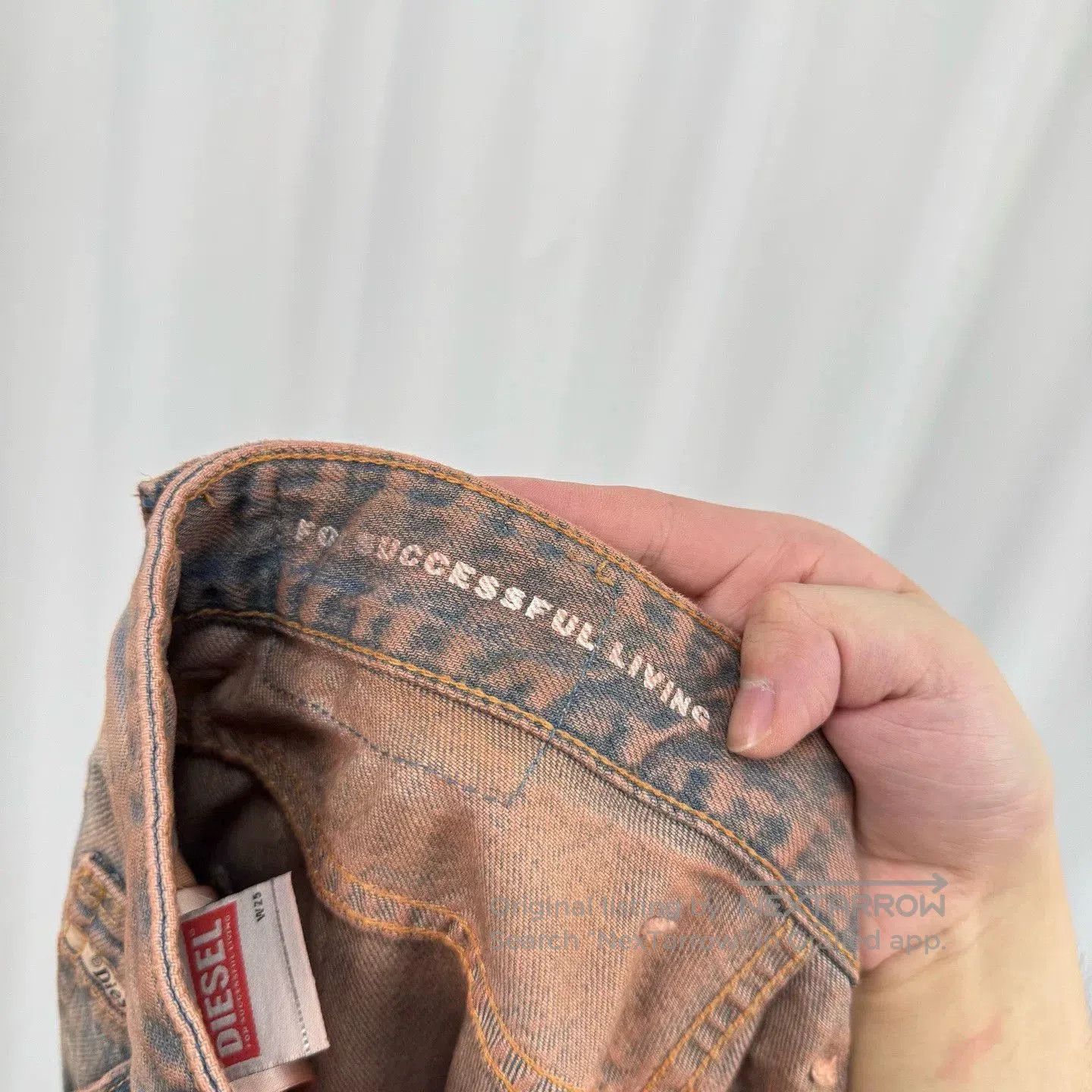 Diesel Diesel Mud-Dyed Multi-Pocket Denim Pants. Size 25" / US 0 / IT 36 - 6 Thumbnail