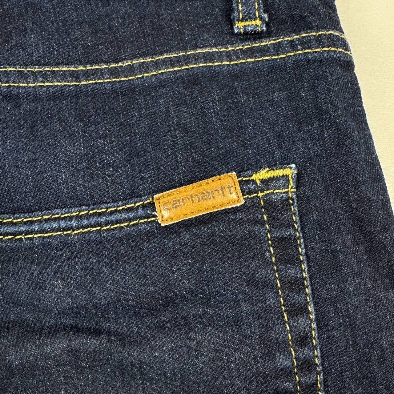 Carhartt Carhartt Denim Shorts Mens Blue Workwear Carpenter Jean Sz L Size US 30 / EU 46 - 5 Thumbnail