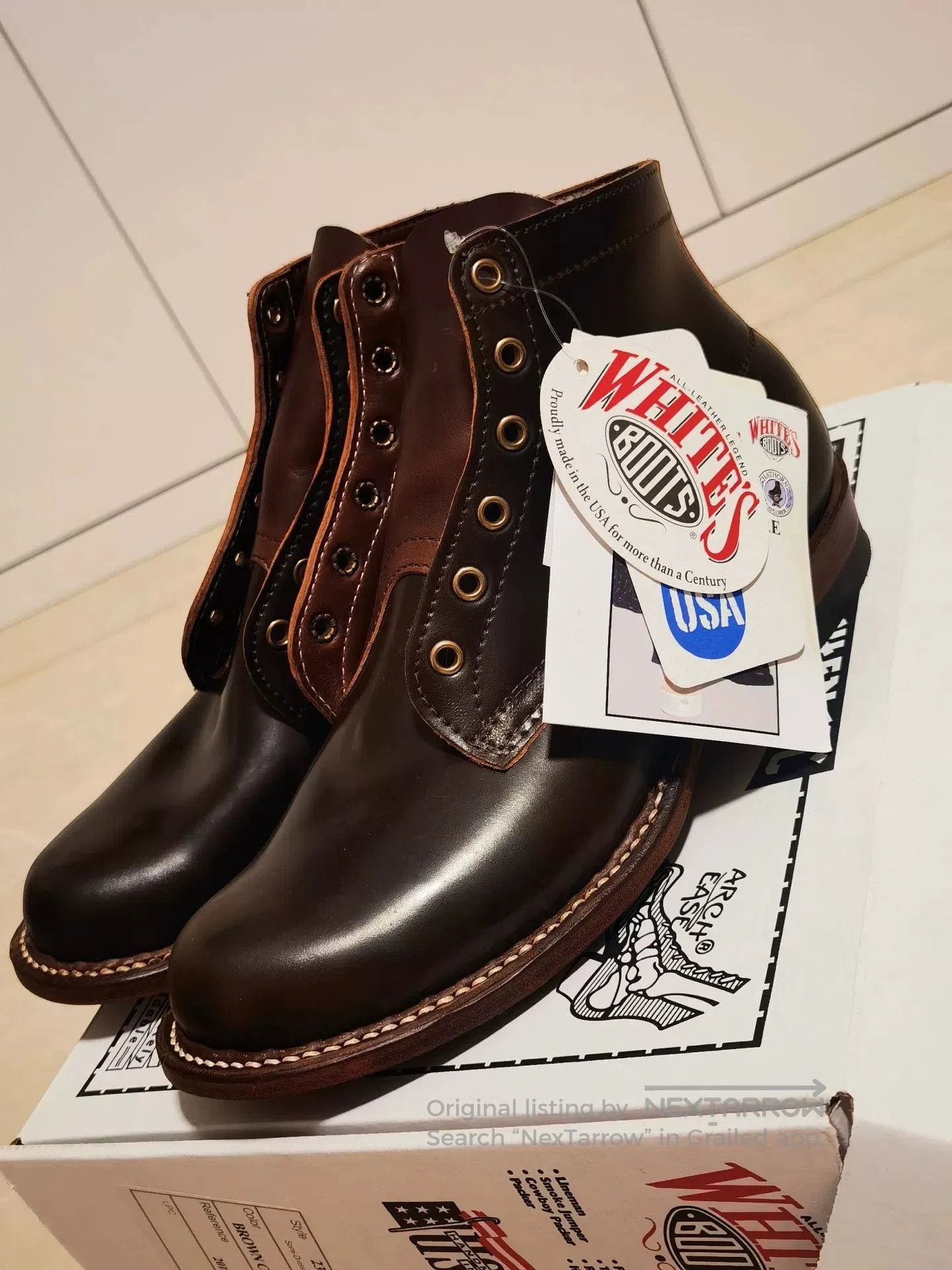 White's Boots Whites Semi Dress Leather Boots. Size US 8.5 / EU 41-42 - 2 Thumbnail