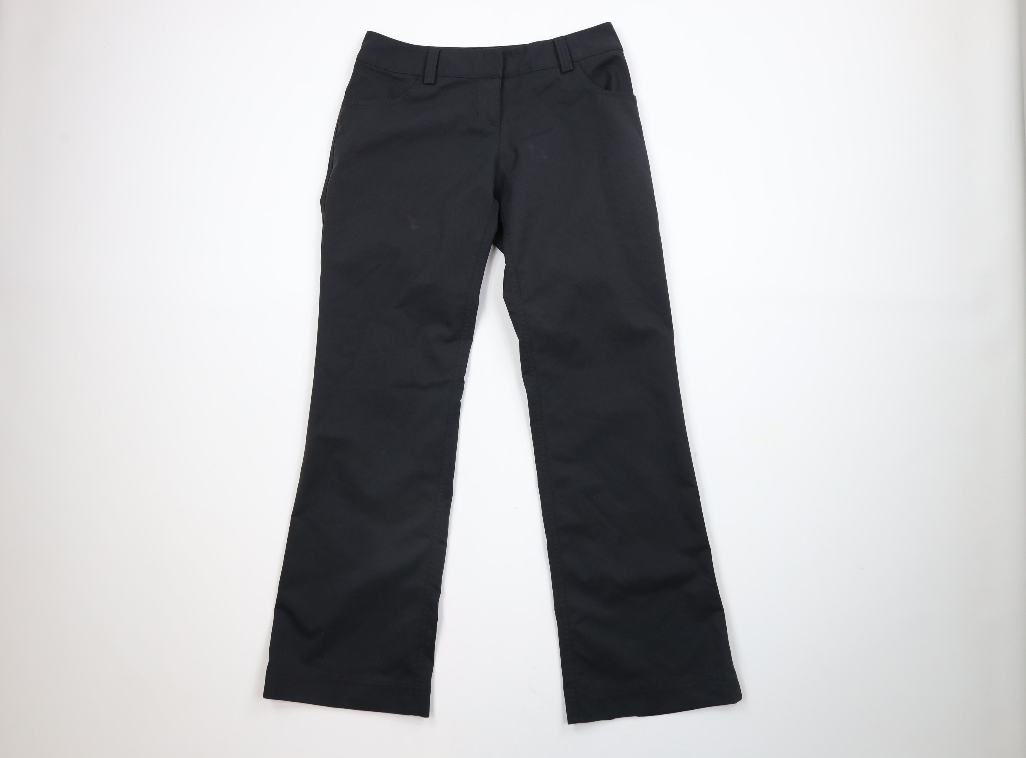 Adidas × Vintage Adidas Golf Flared Wide Leg Tech Golfing Pants Black Size 25" / US 0 / IT 36 - 1 Thumbnail