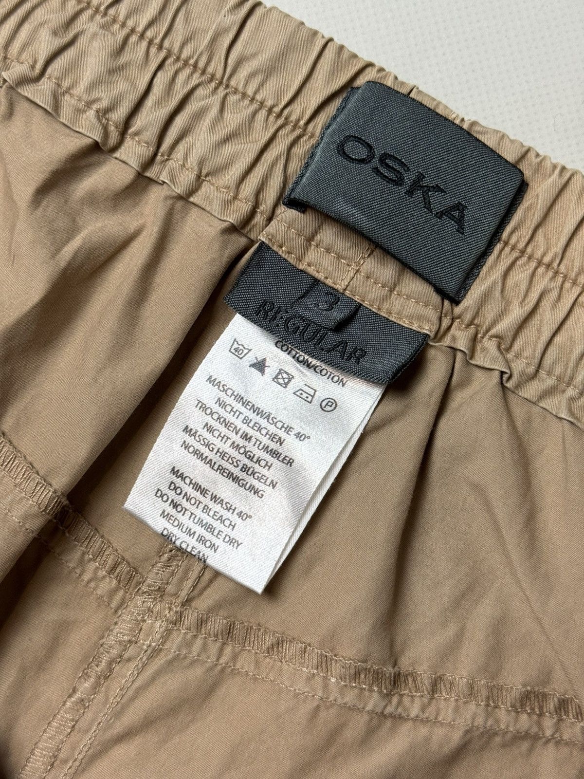 OSKA Oska Ladies Avant-Garde Cotton Chino Pants Trousers Size 3 Size 32" / US 10 / IT 46 - 13 Thumbnail