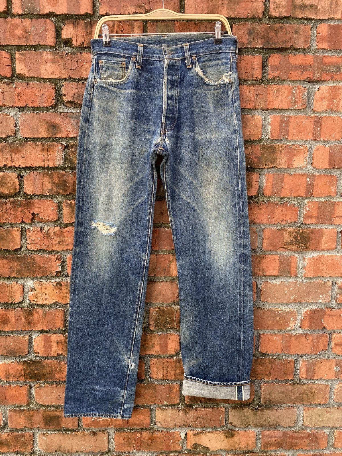 Levi's × Levi's Vintage Clothing × Vintage W31x33 Vintage levi's 501xx redline big E made in USA Size US 31 - 1 Thumbnail
