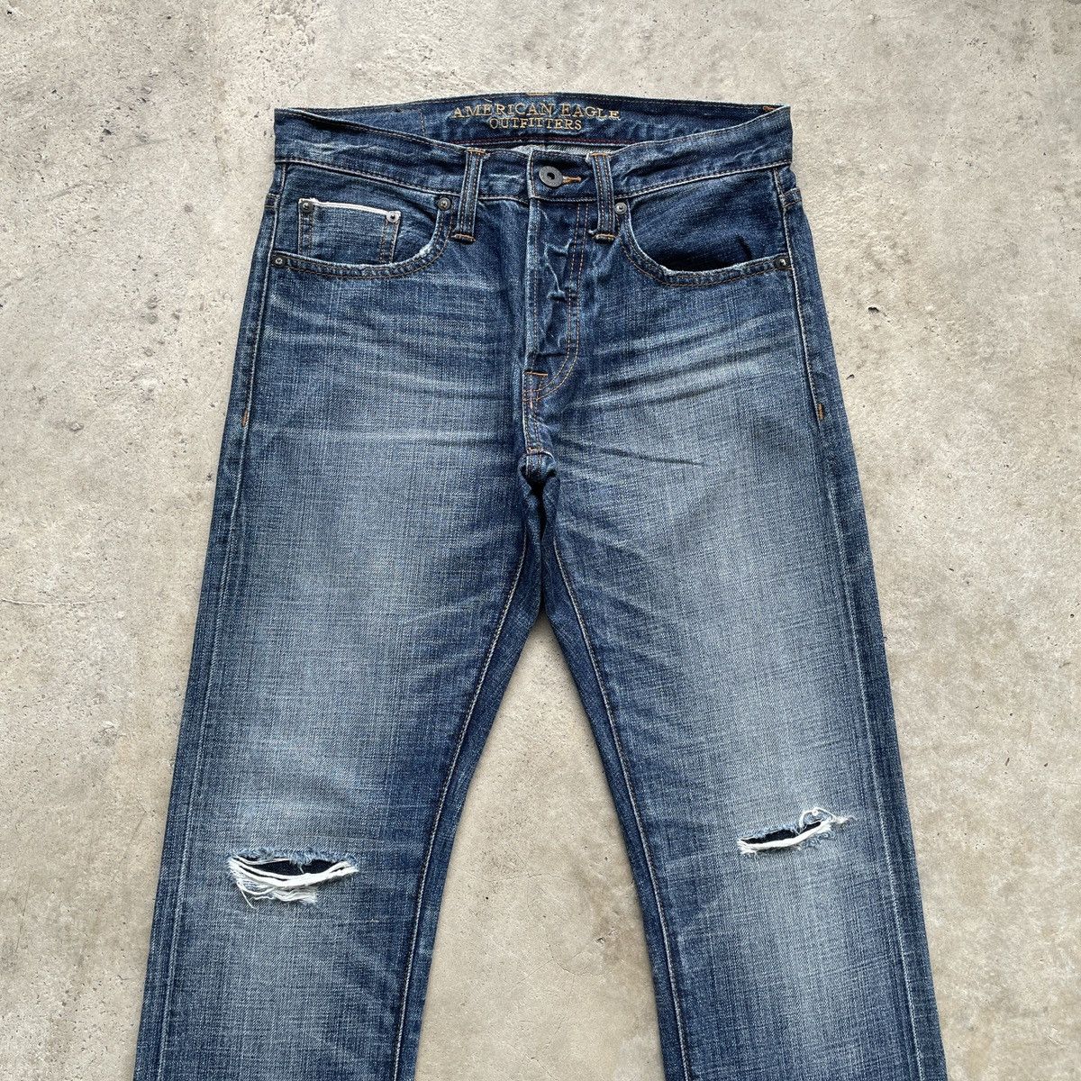 American Eagle Outfitters Vintage American Eagle Outfitters Selvedge Jeans Pants W31 Size US 31 - 4 Thumbnail