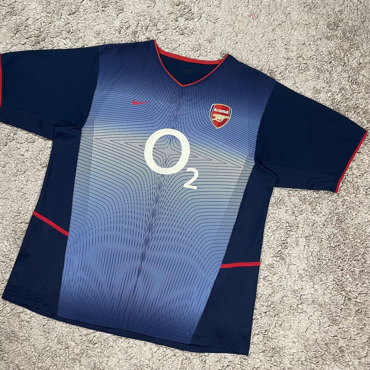 Nike × Vintage Vintage Arsenal Away Jersey Size US XL / EU 56 / 4 - 4 Thumbnail