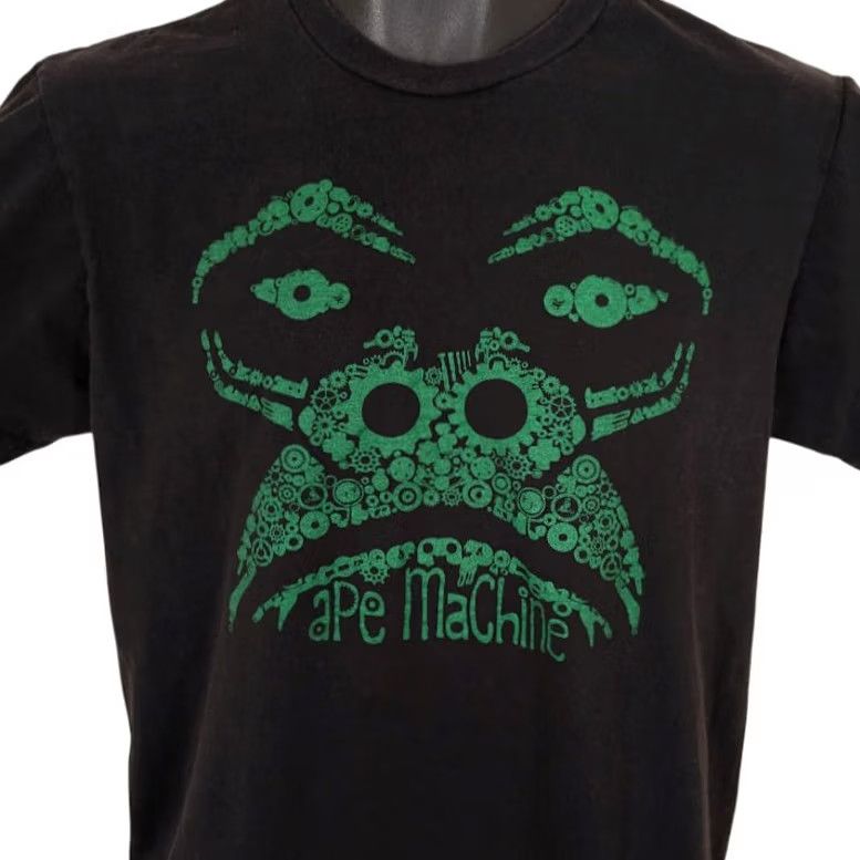 Hanes Ape Machine T Shirt Mens Medium Black Hanes Crew Neck Short Sleeve Rock Band Tee Size US M / EU 48-50 / 2 - 2 Thumbnail