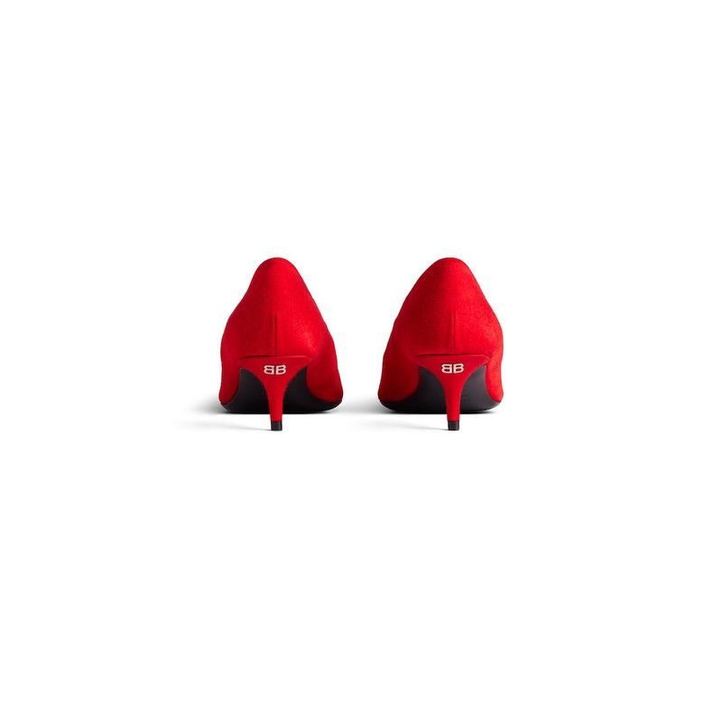 Balenciaga o1tr1nto0426 Avenue Pumps in Red Size US 11 / IT 41 - 5 Thumbnail