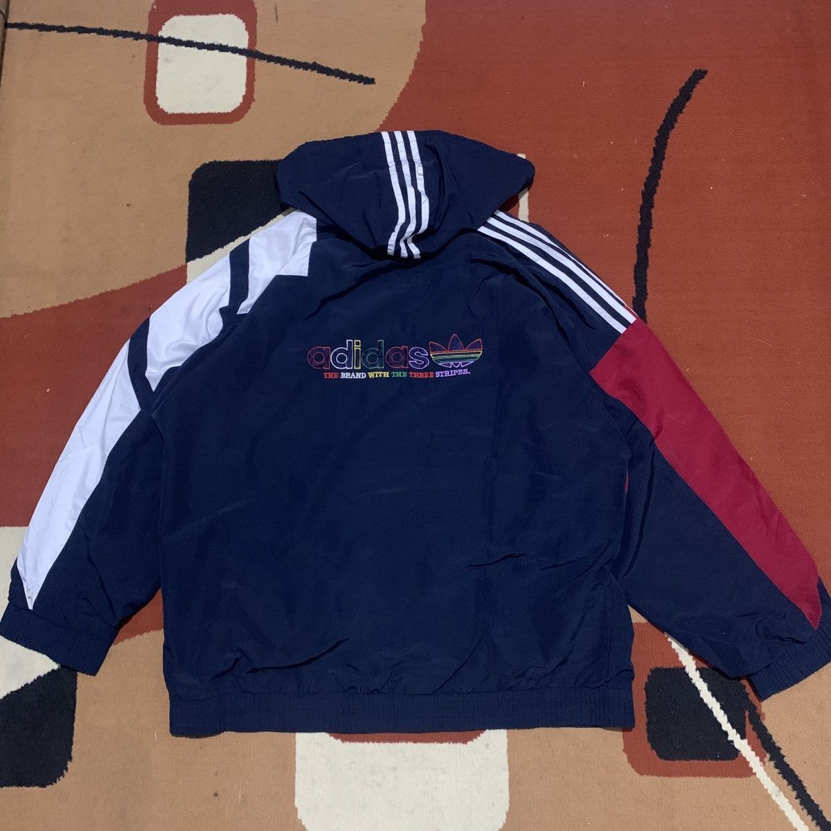 Adidas Vintage Adidas 90s Windbreaker Jacket Size US XL / EU 56 / 4 - 2 Thumbnail