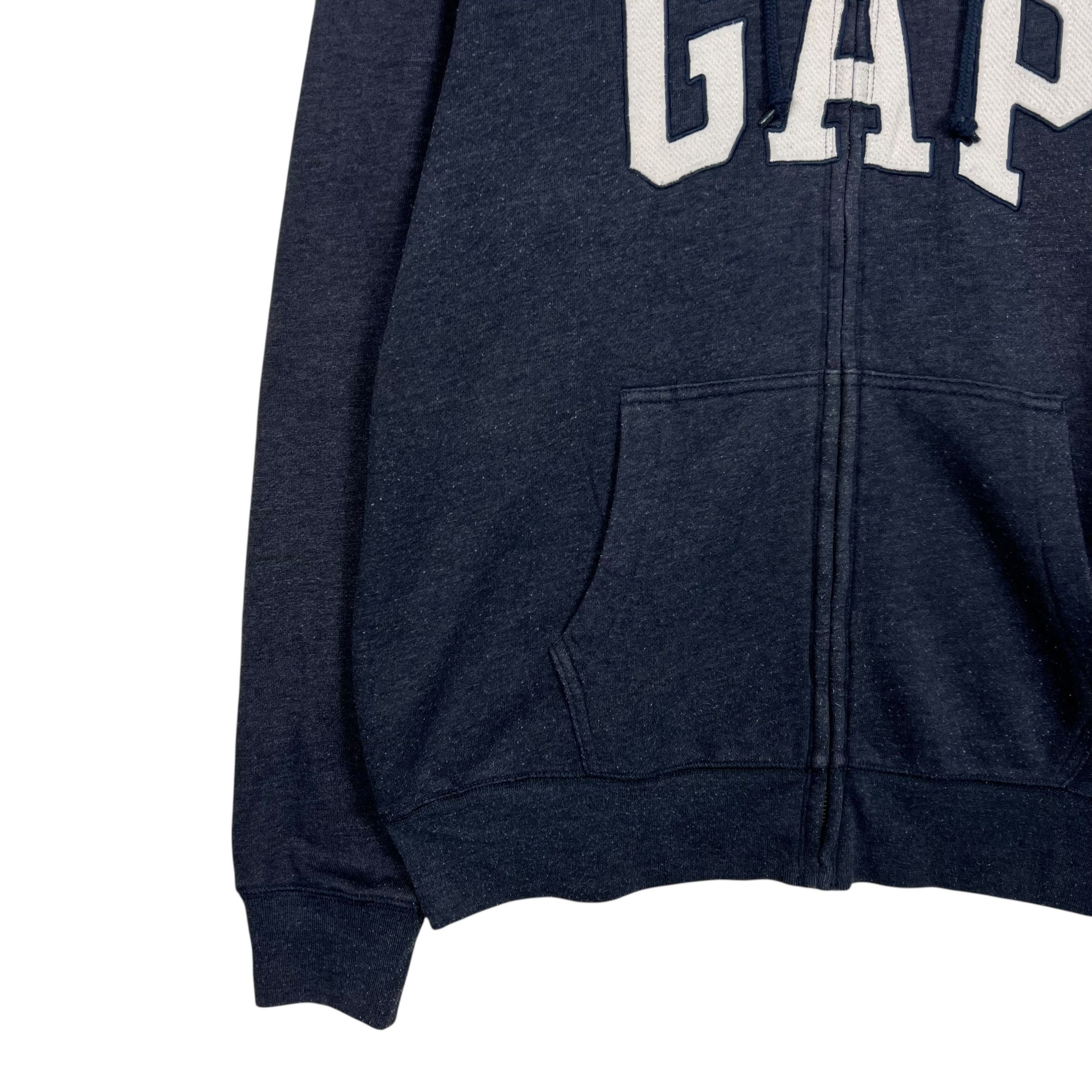 Gap GAP Spellout Big Logo Zipper Hoodie Sweatshirt #3835-C175 Size US L / EU 52-54 / 3 - 5 Thumbnail