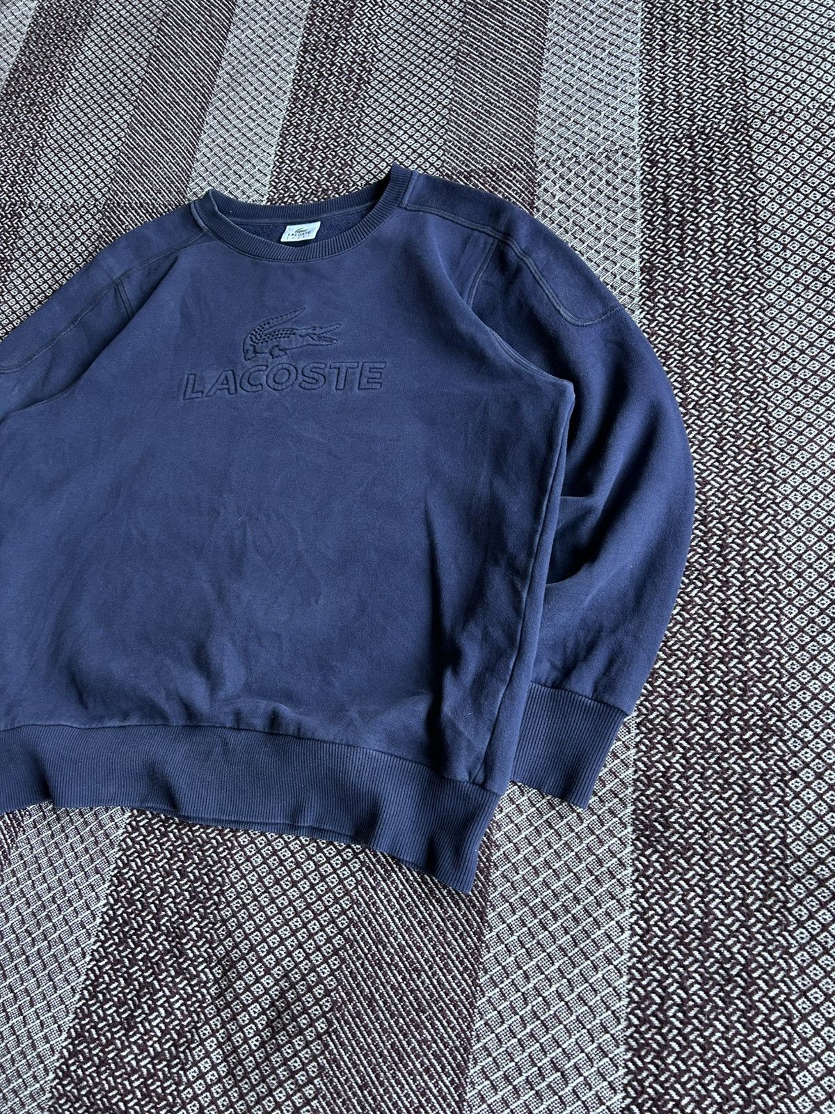 Lacoste × Vintage Vintage Lacoste Sport Big Logo Embroidered Sweatshirt SZ L/5 Size US L / EU 52-54 / 3 - 7 Thumbnail