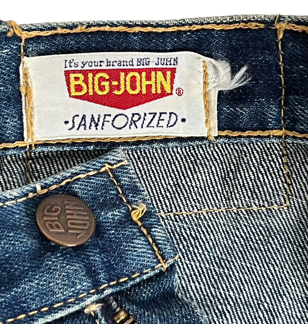 Big John 80s Vintage Big John Bush Denim Size US 28 / EU 44 - 6 Thumbnail