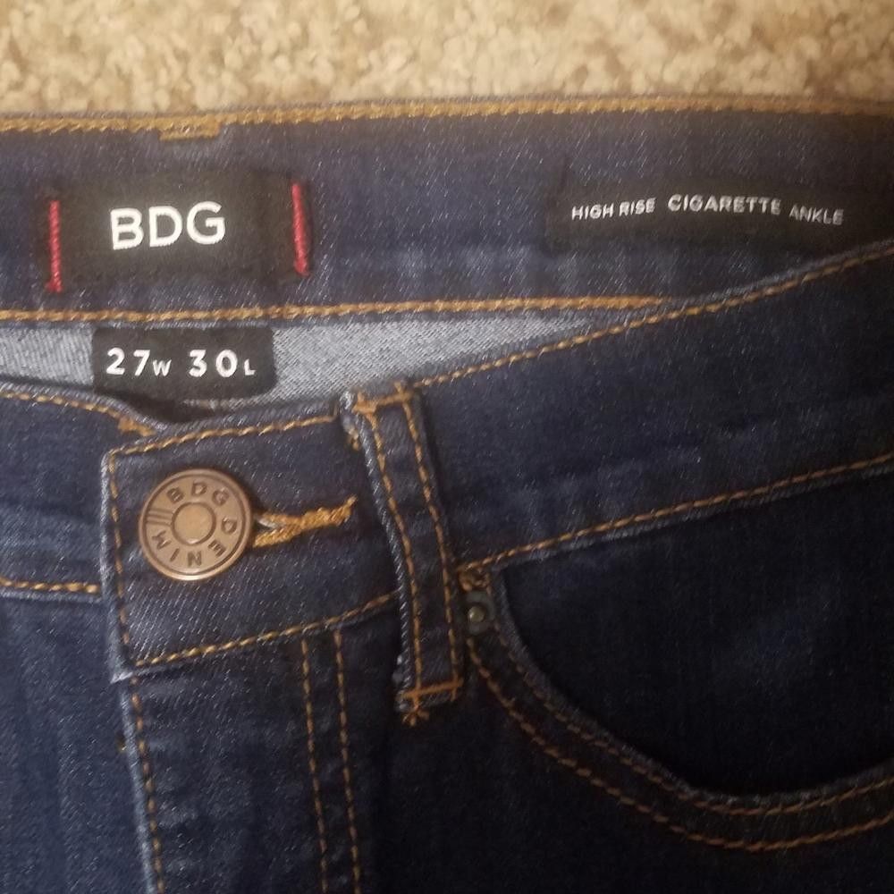 Bdg BDG High Rise Cigarette Ankle Jeans Size 27X30 Size 27" / US 4 / IT 40 - 4 Thumbnail
