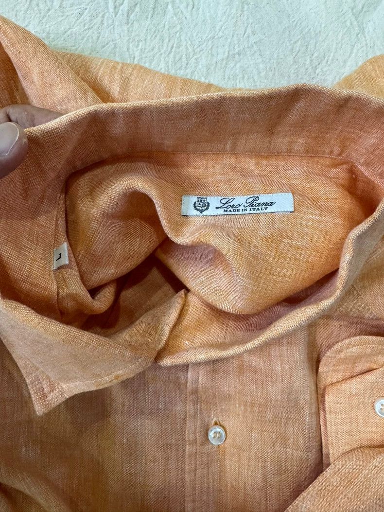 Loro Piana LORO PIANA Linen shirt Size US L / EU 52-54 / 3 - 5 Thumbnail