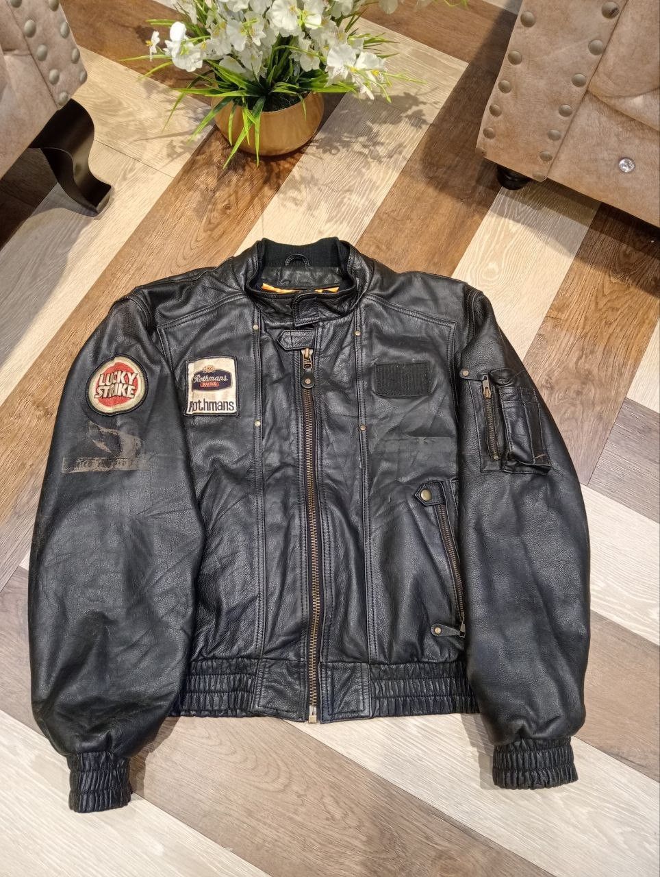 ジャケット・アウター Agnes b. HOMME 90s Leather Jacket Designer × Vintage × agnes b. Vintage Agnes' B Homme Leather