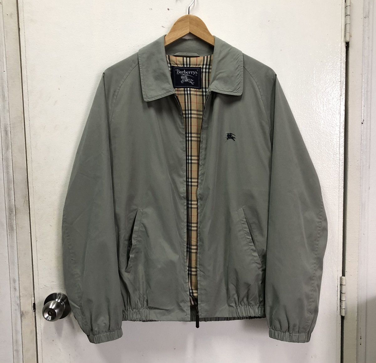 Burberry Vintage Burberrys Prorsum Lined Novacheck Bomber Jacket Size US M / EU 48-50 / 2 - 1 Thumbnail