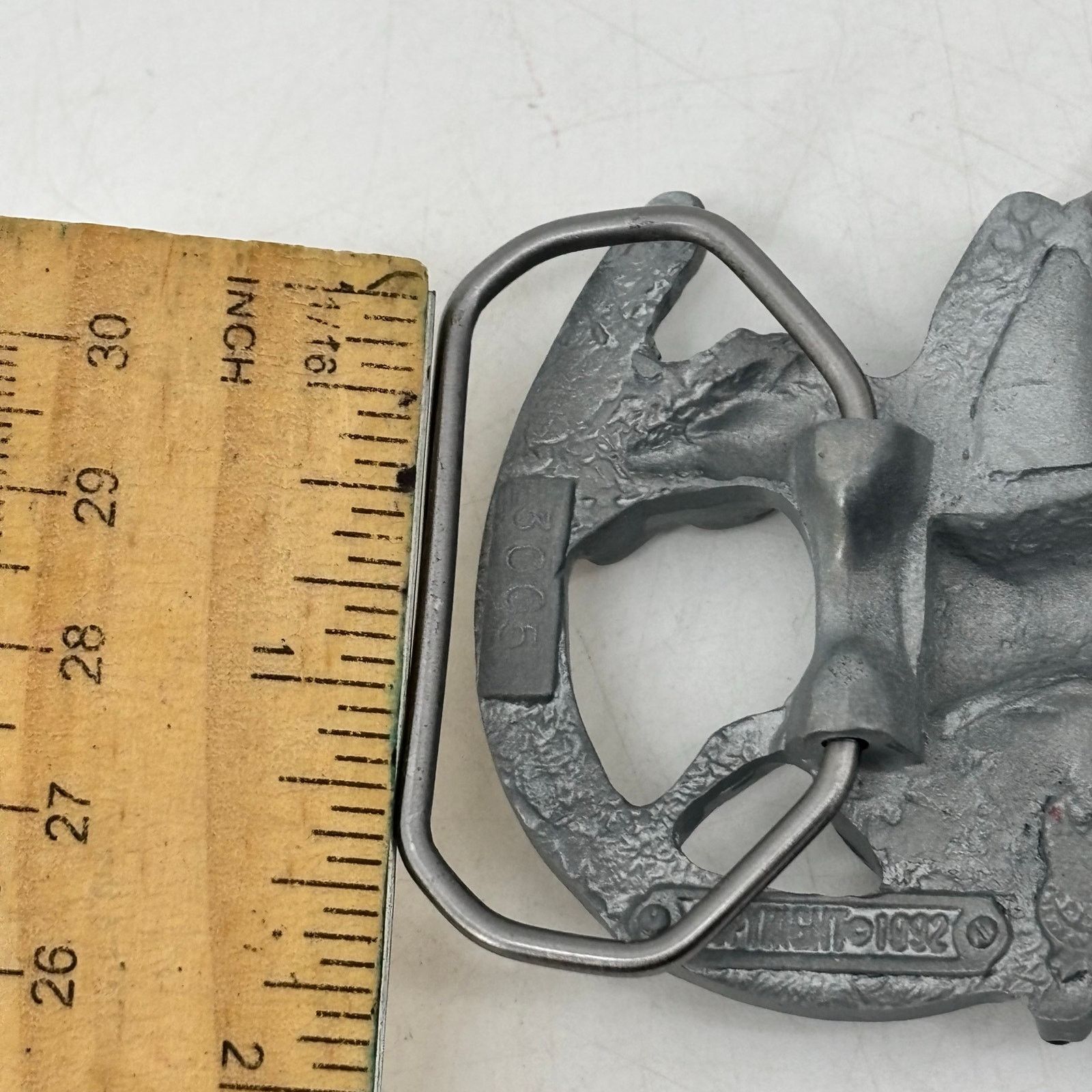 Vintage Great American Buckle Co. Horse & Horseshoe Belt Buckle Size ONE SIZE - 5 Thumbnail