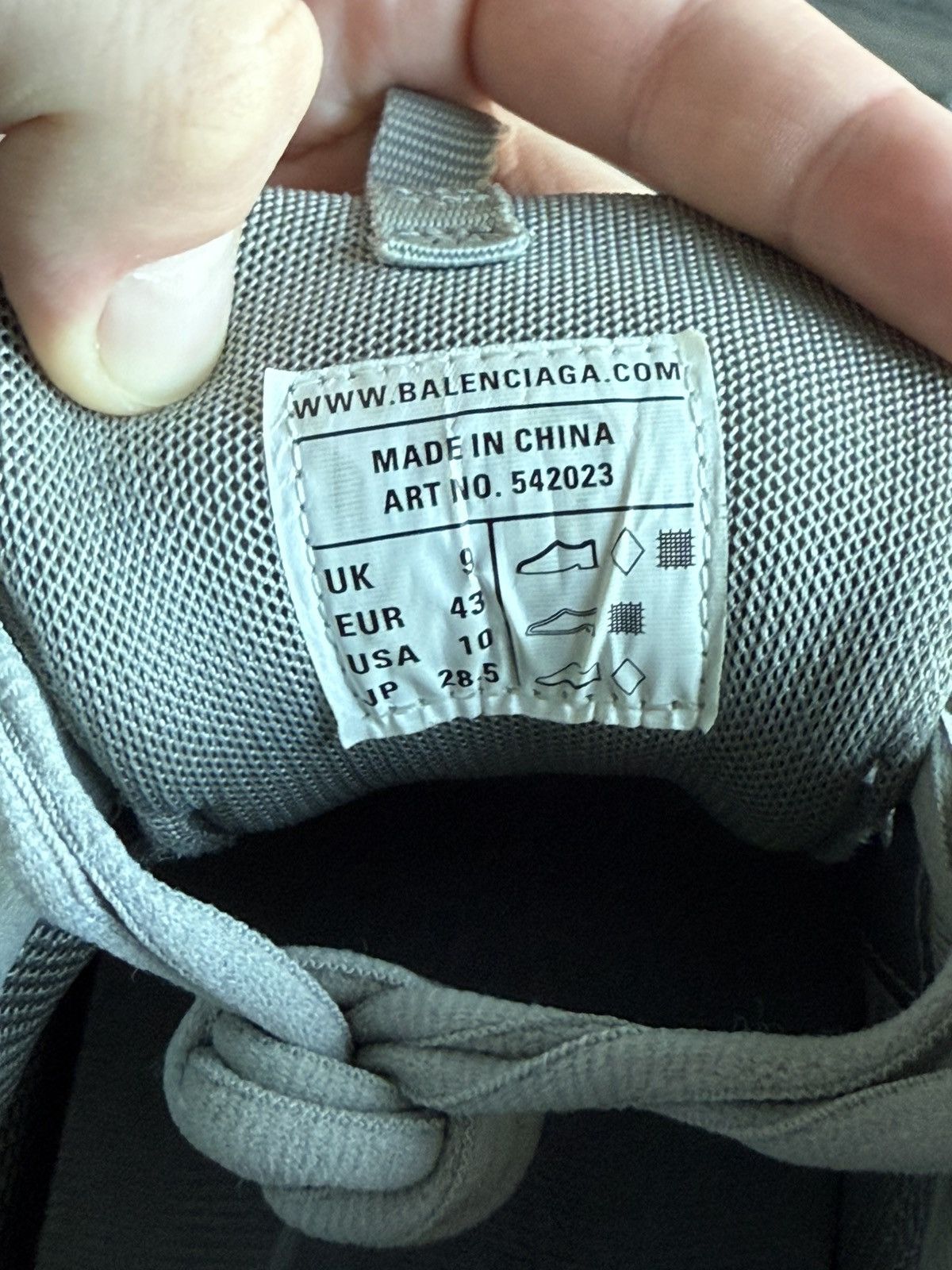 Balenciaga Balenciaga track Grey Size US 10 / EU 43 - 6 Thumbnail
