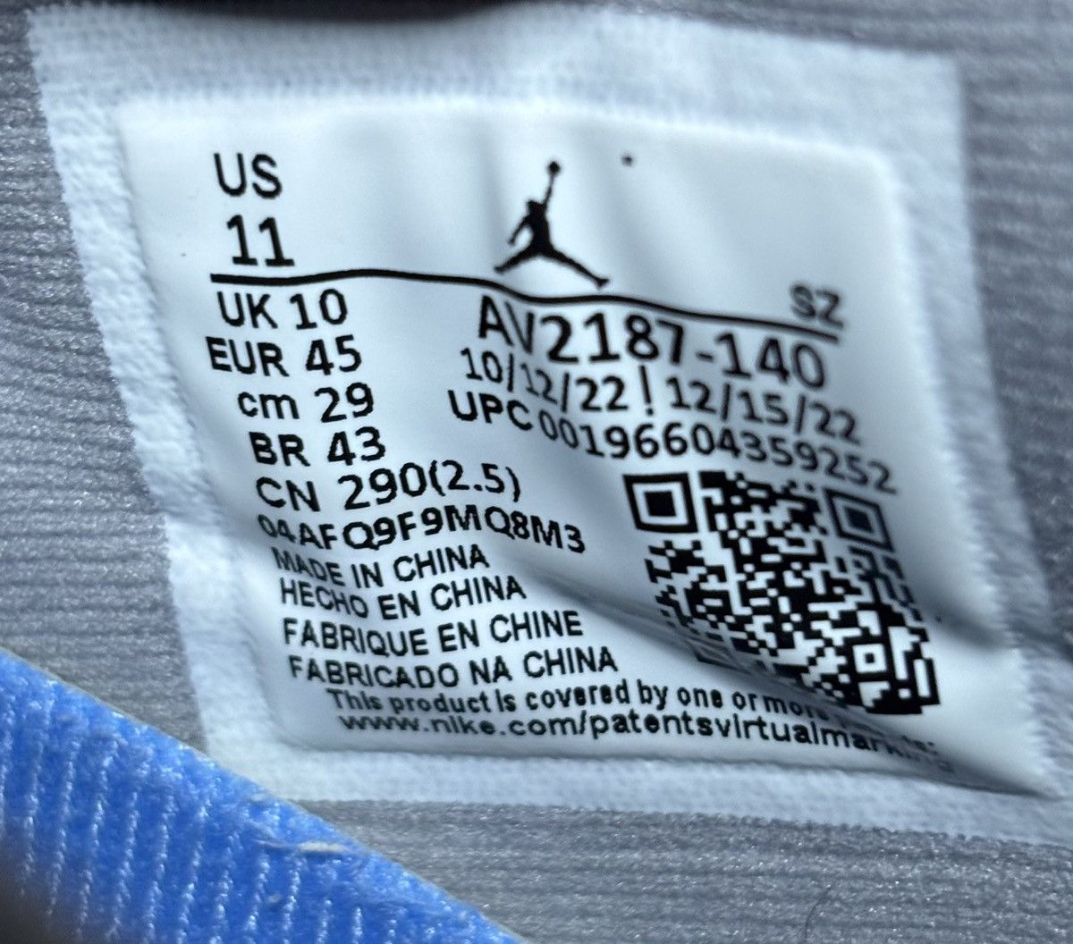 Jordan Brand Jordan 11 Retro Low Cement Grey 2023 Size 11 Size US 11 / EU 44 - 6 Thumbnail